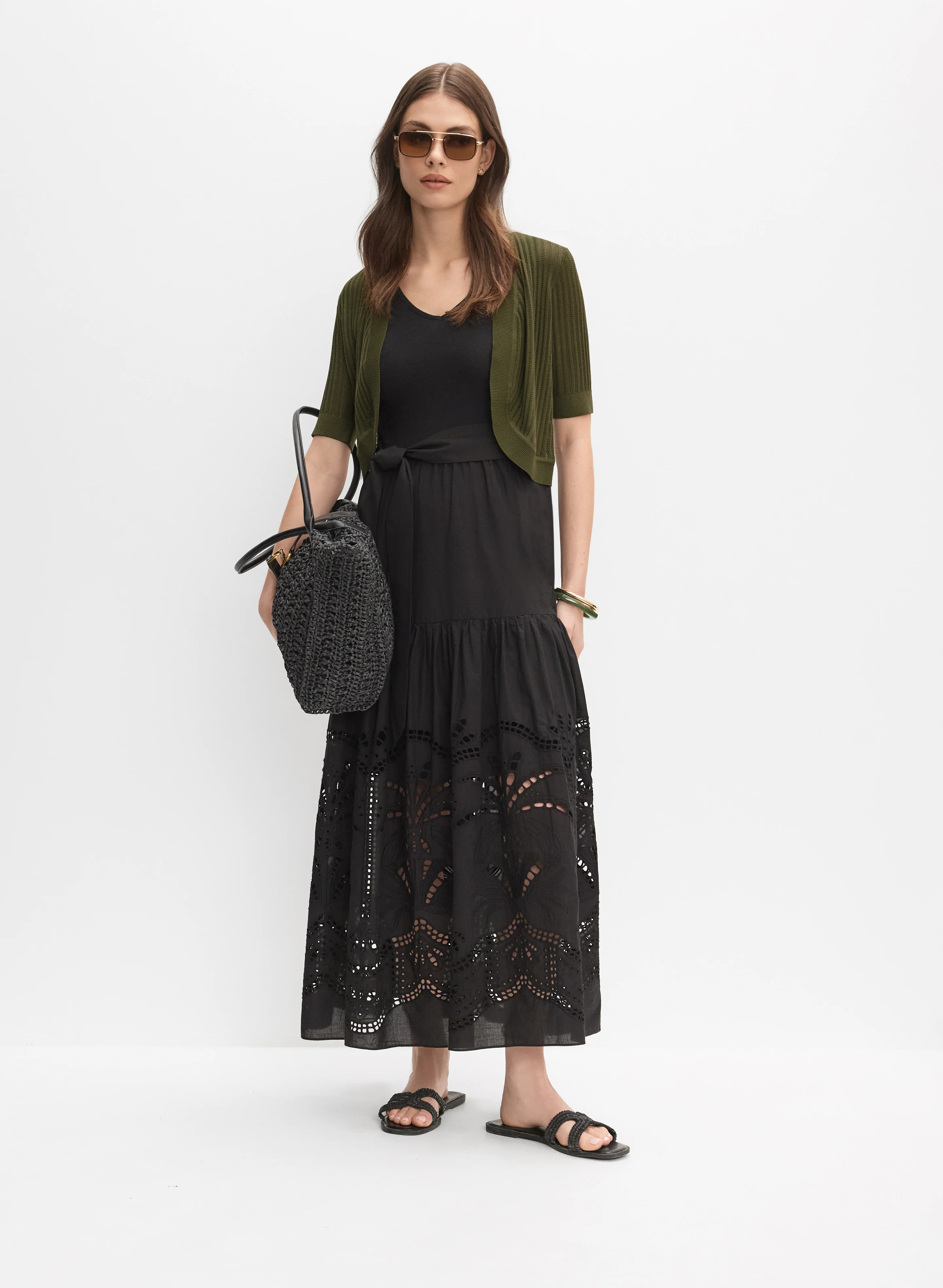 Pointelle Knit Bolero - Image 3