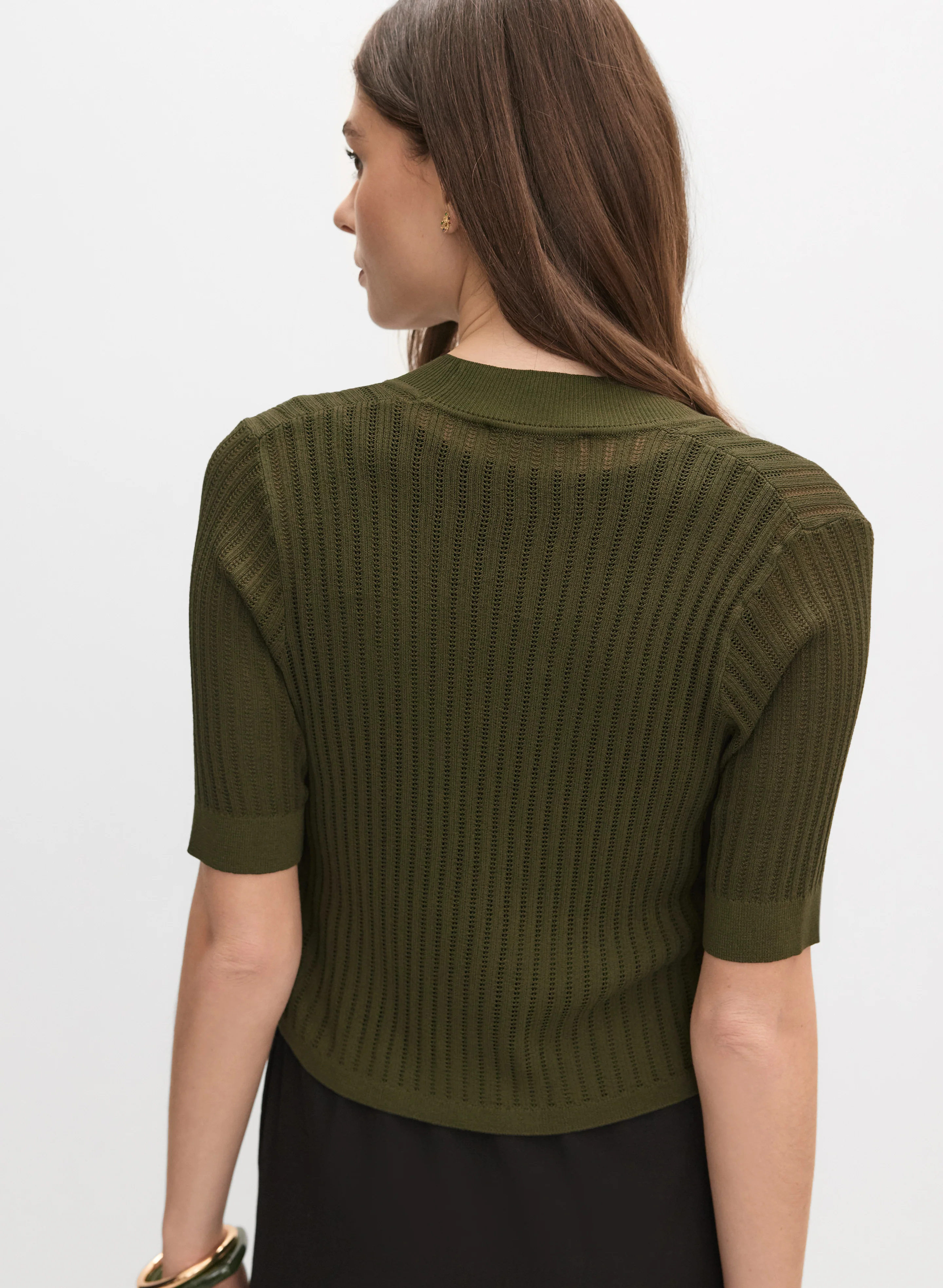 Pointelle Knit Bolero - Image 5