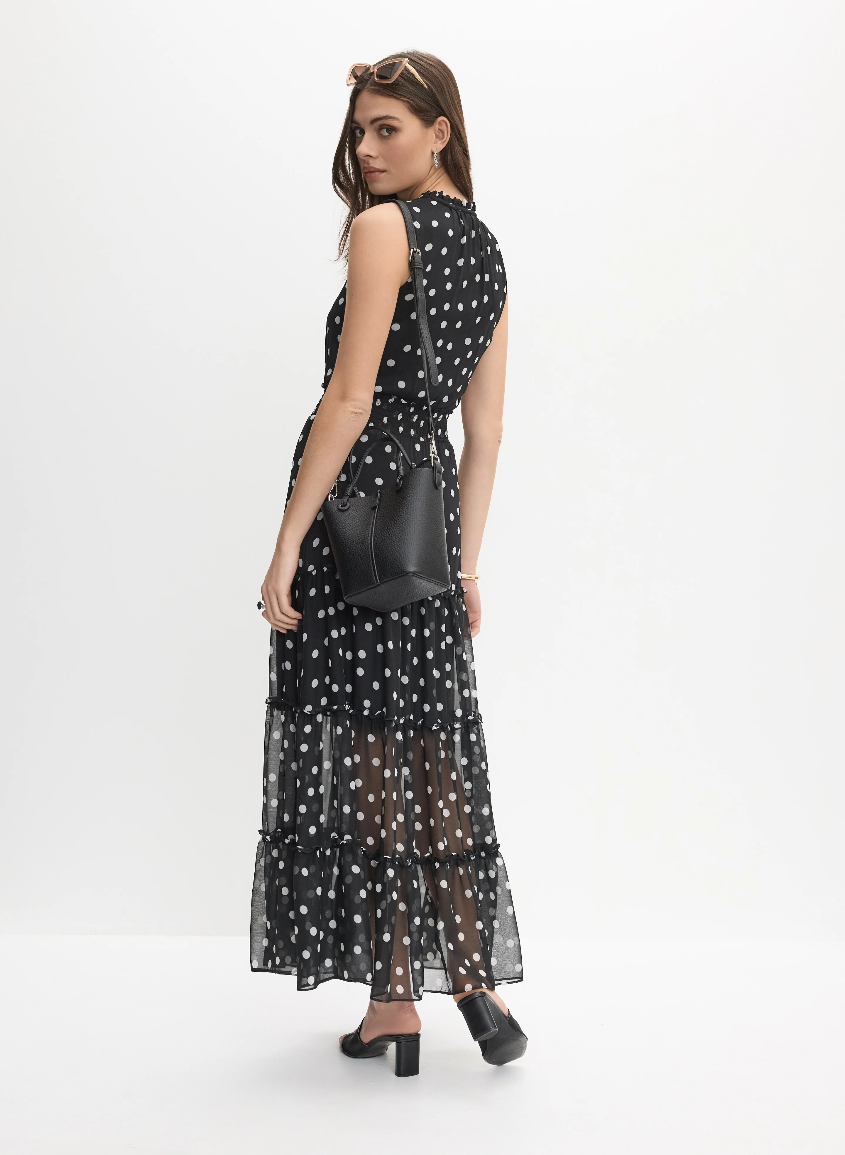 Polka Dot Maxi Dress - Image 5