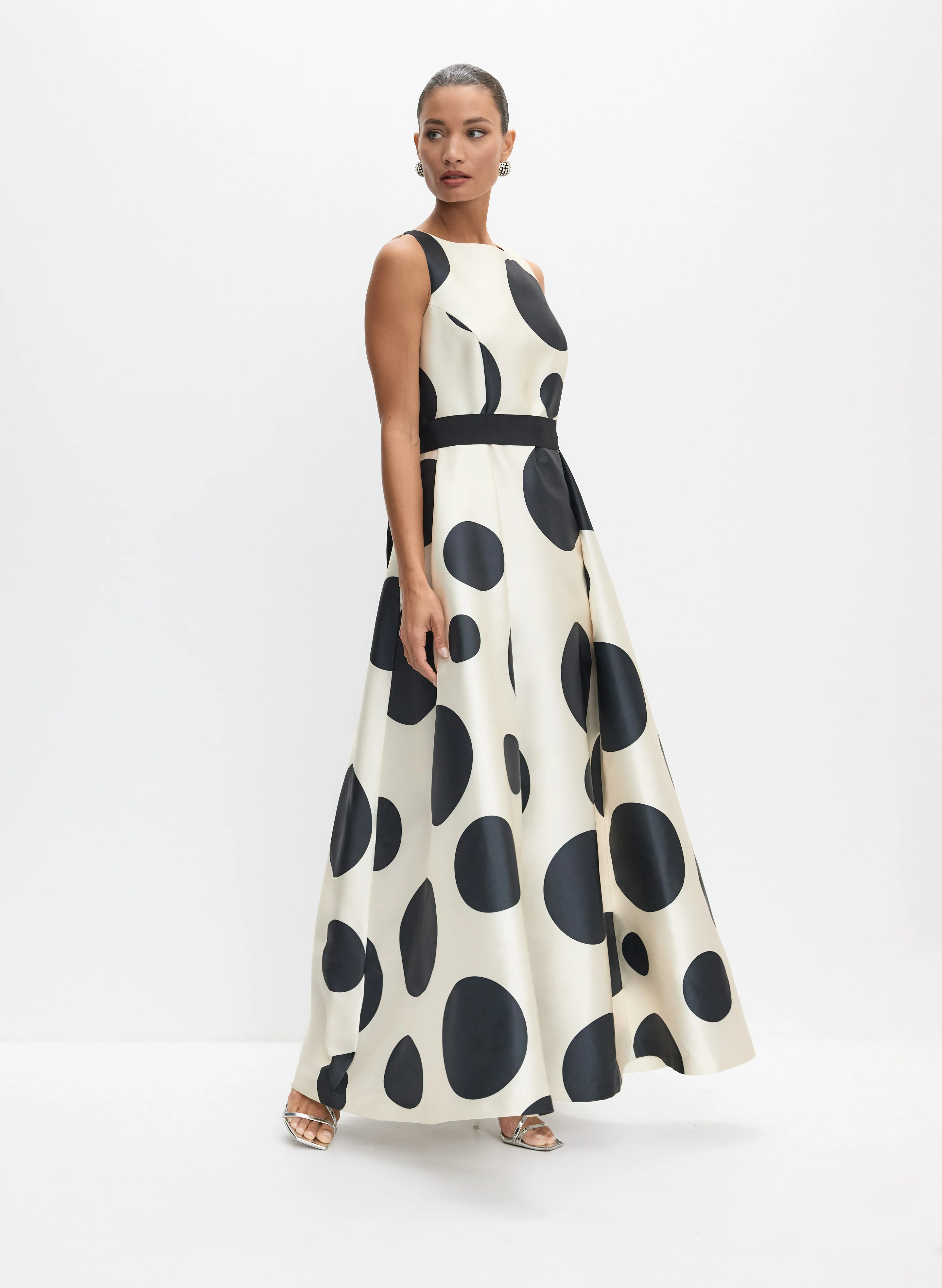 Polka Dot Mikado Dress