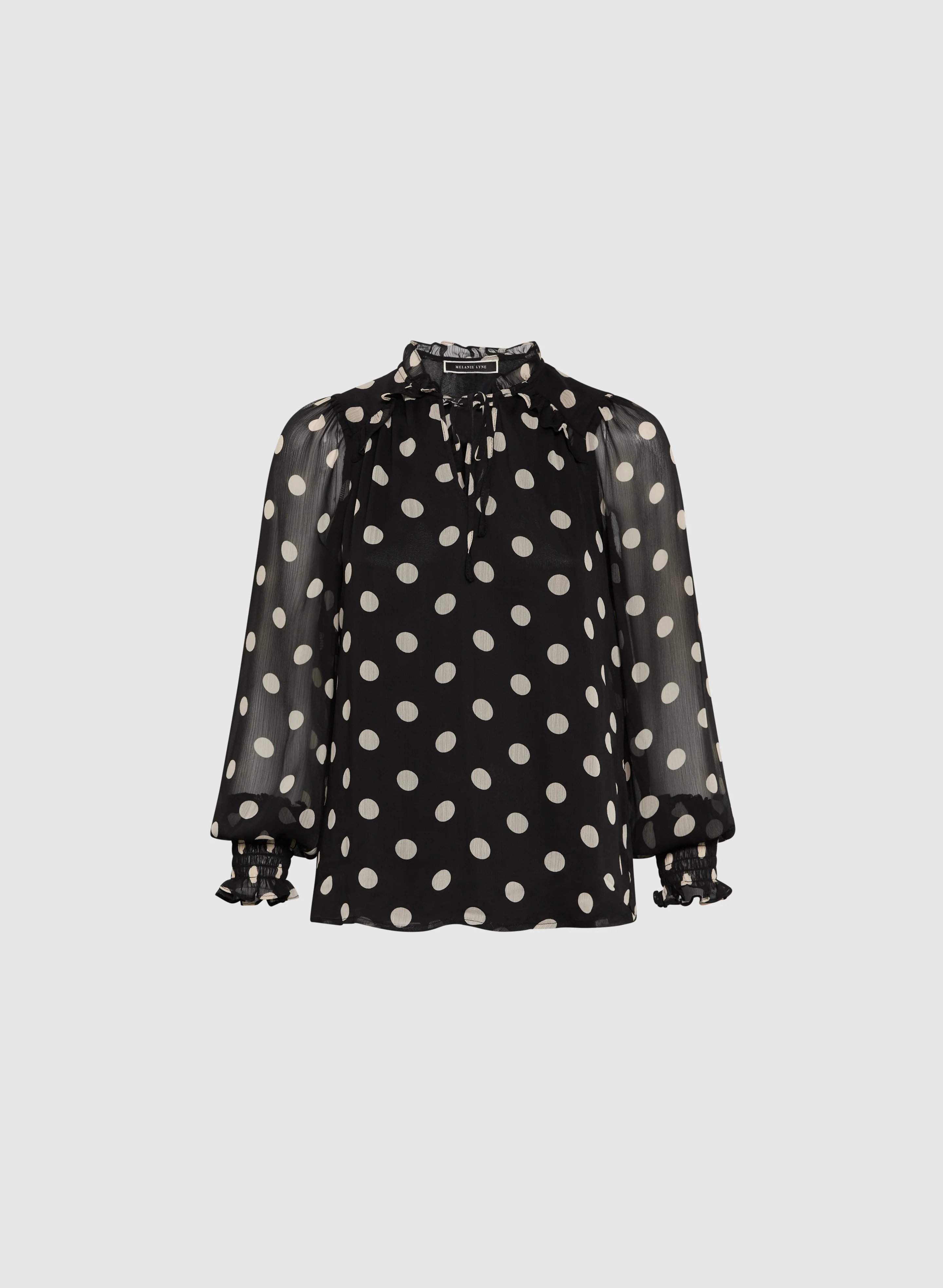 Polka Dot Print Blouse - Image 5