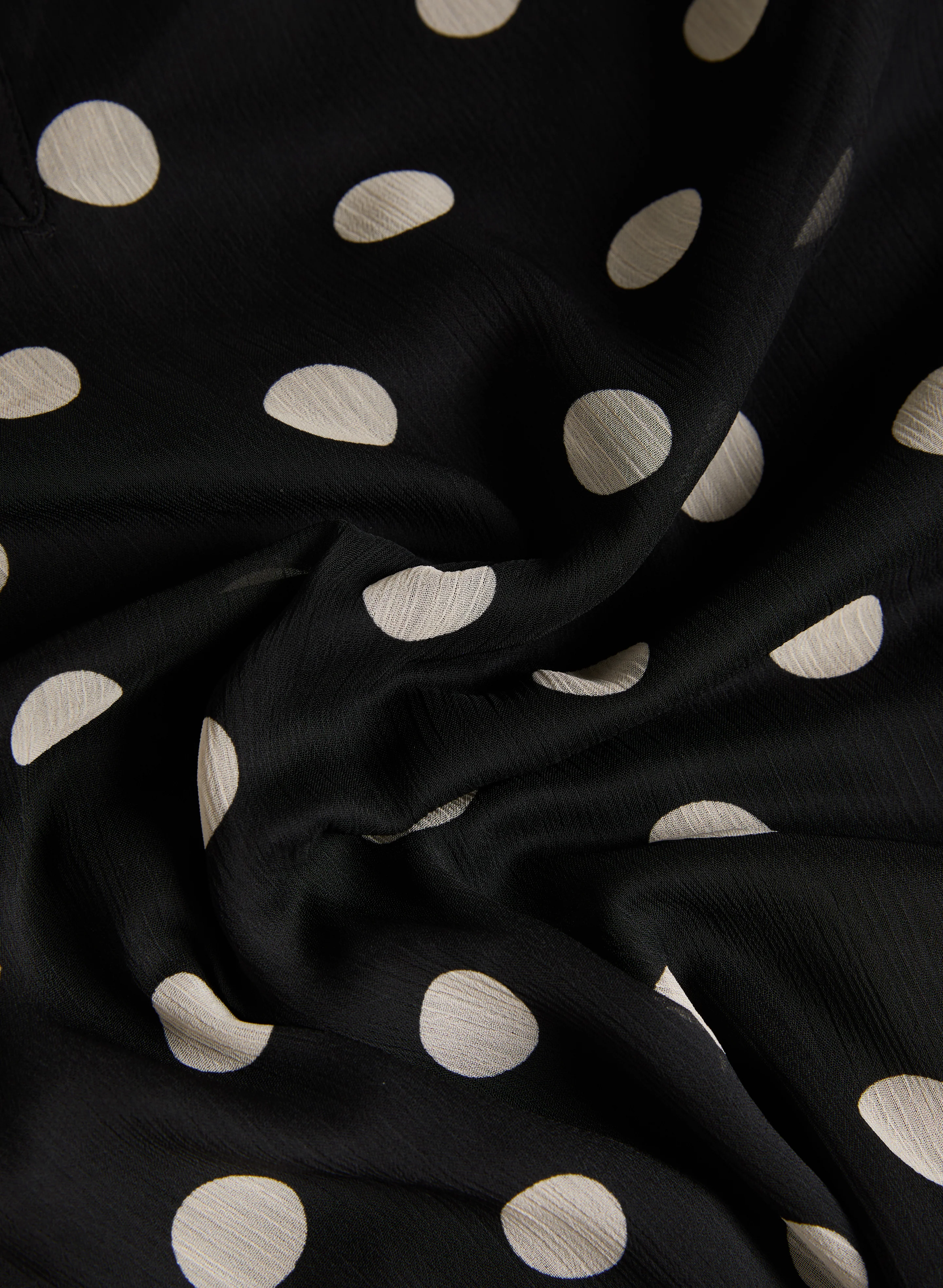 Polka Dot Print Blouse - Image 6
