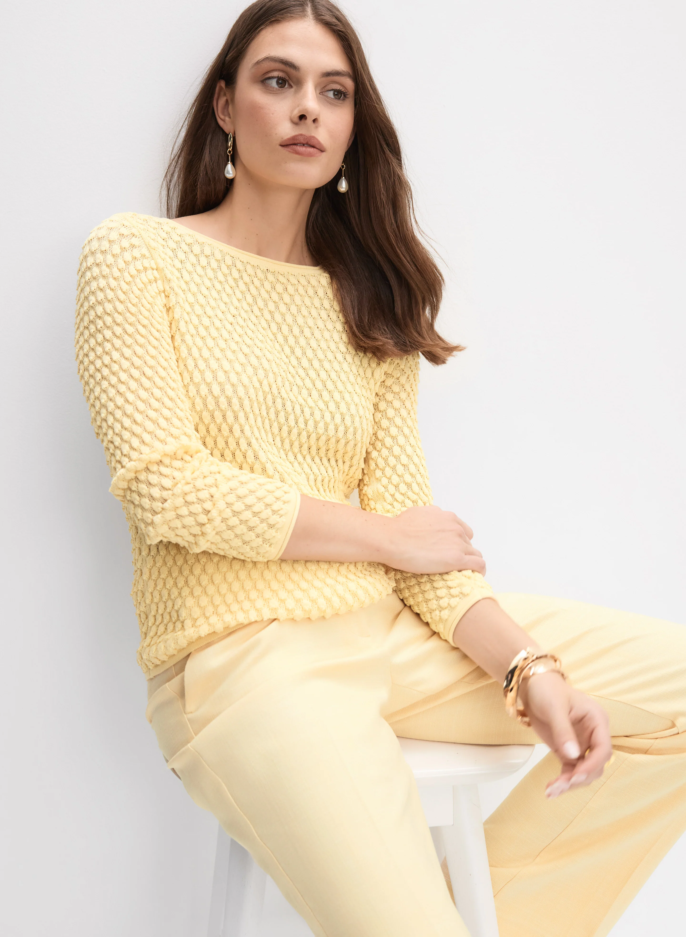 Popcorn Stitch Sweater - Image 8