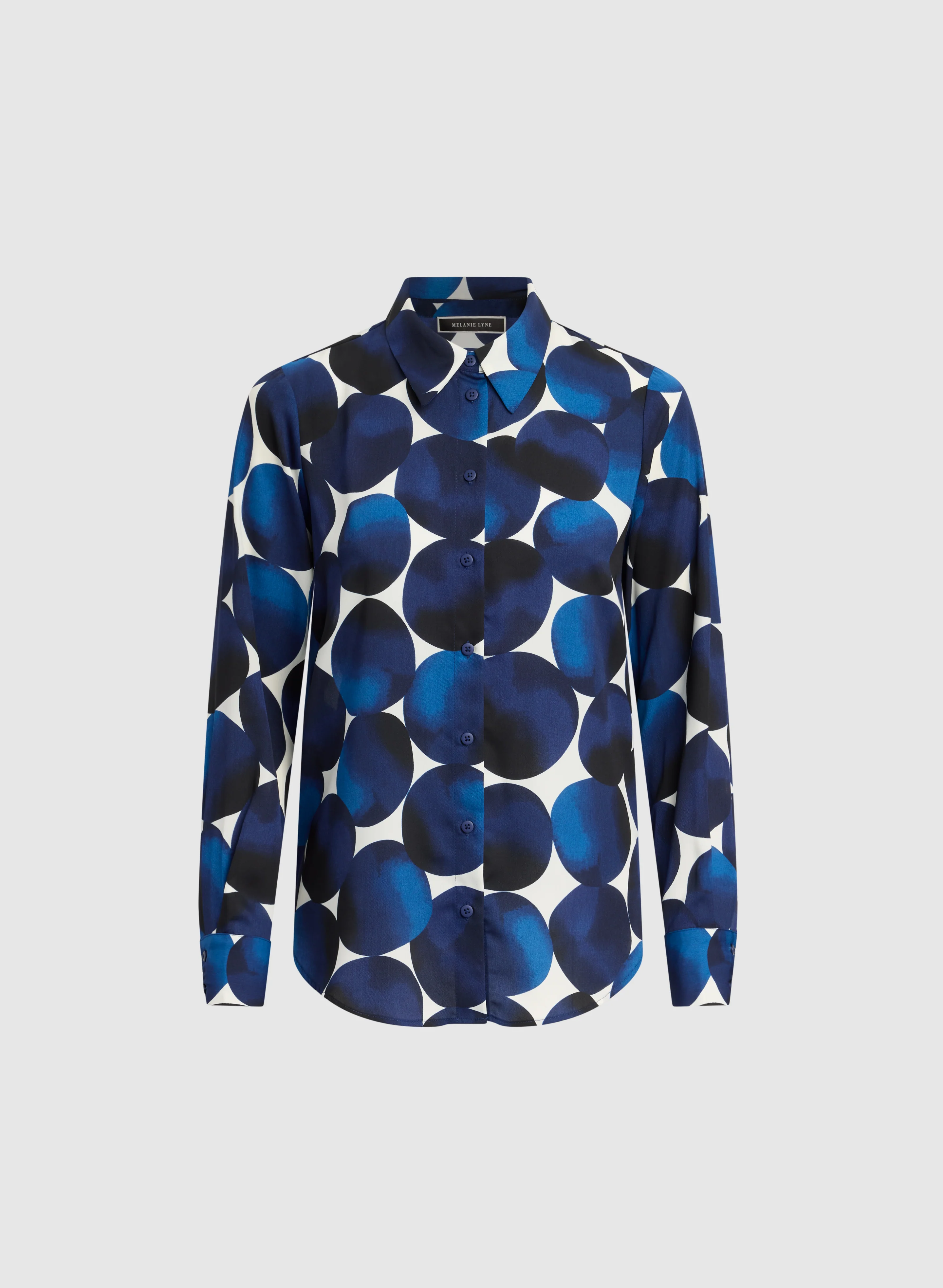 Printed Button-Down Blouse - Image 6
