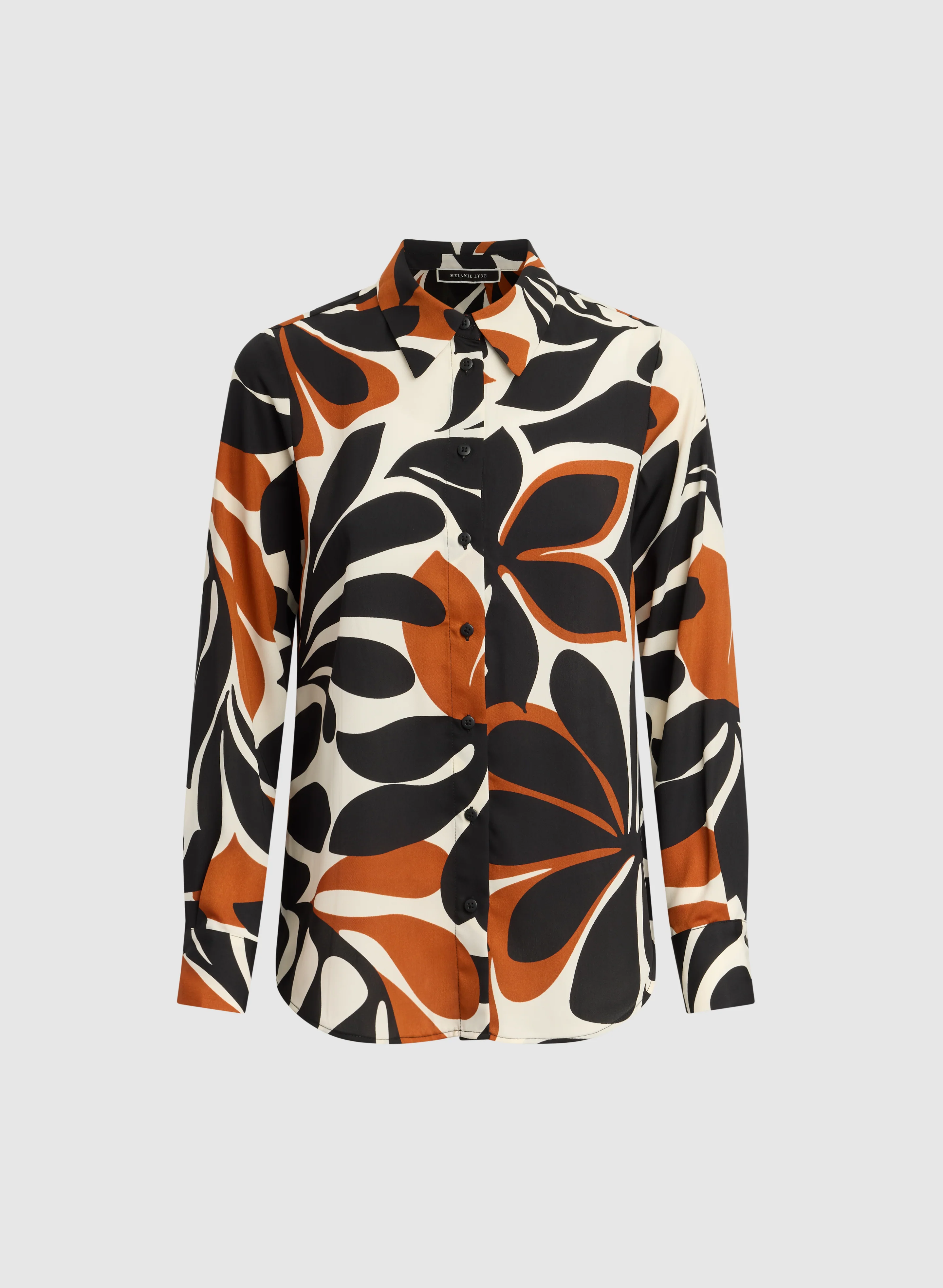 Printed Button-Down Blouse - Image 6