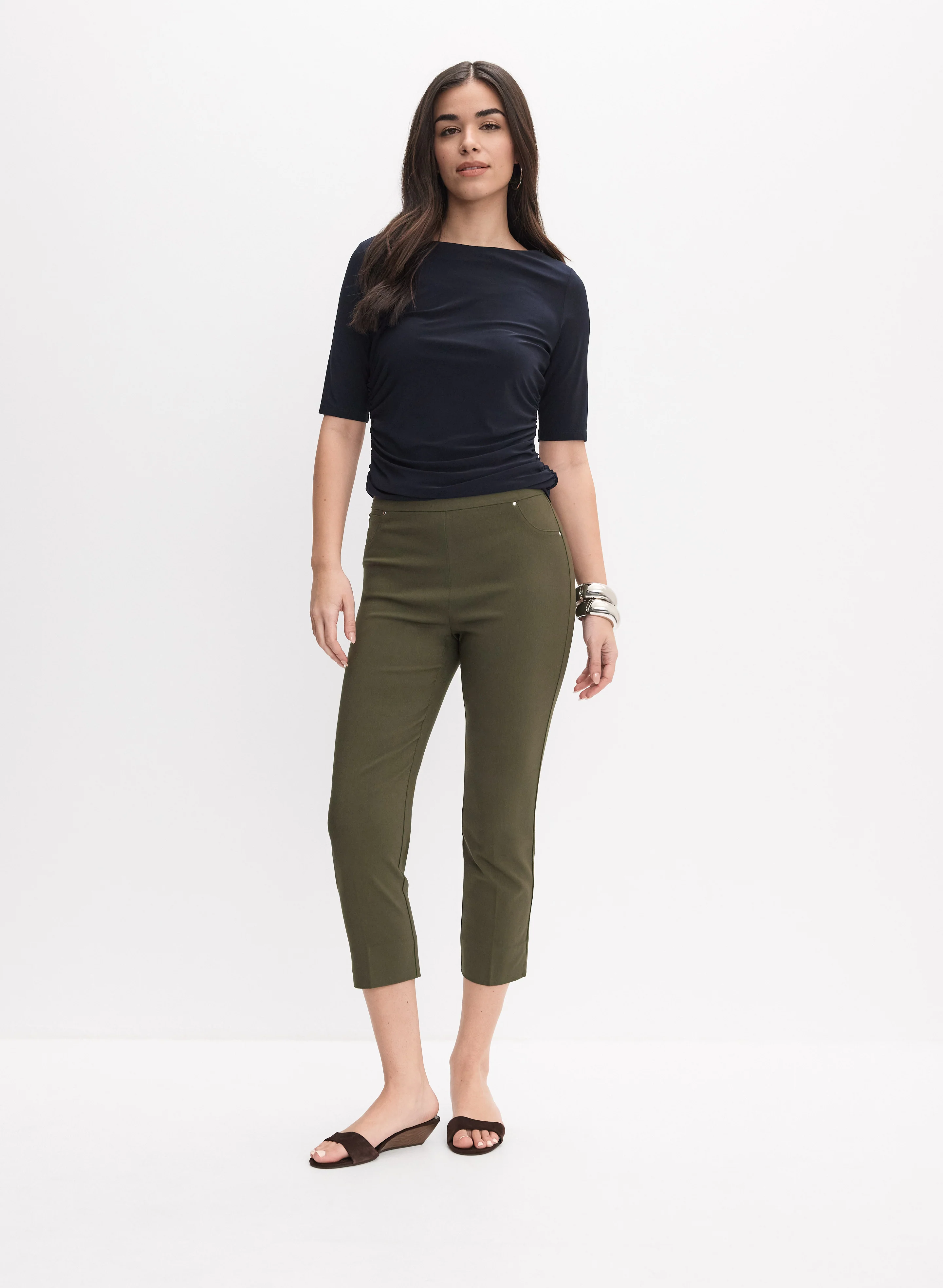 Pull-On Bengaline Capris - Image 3