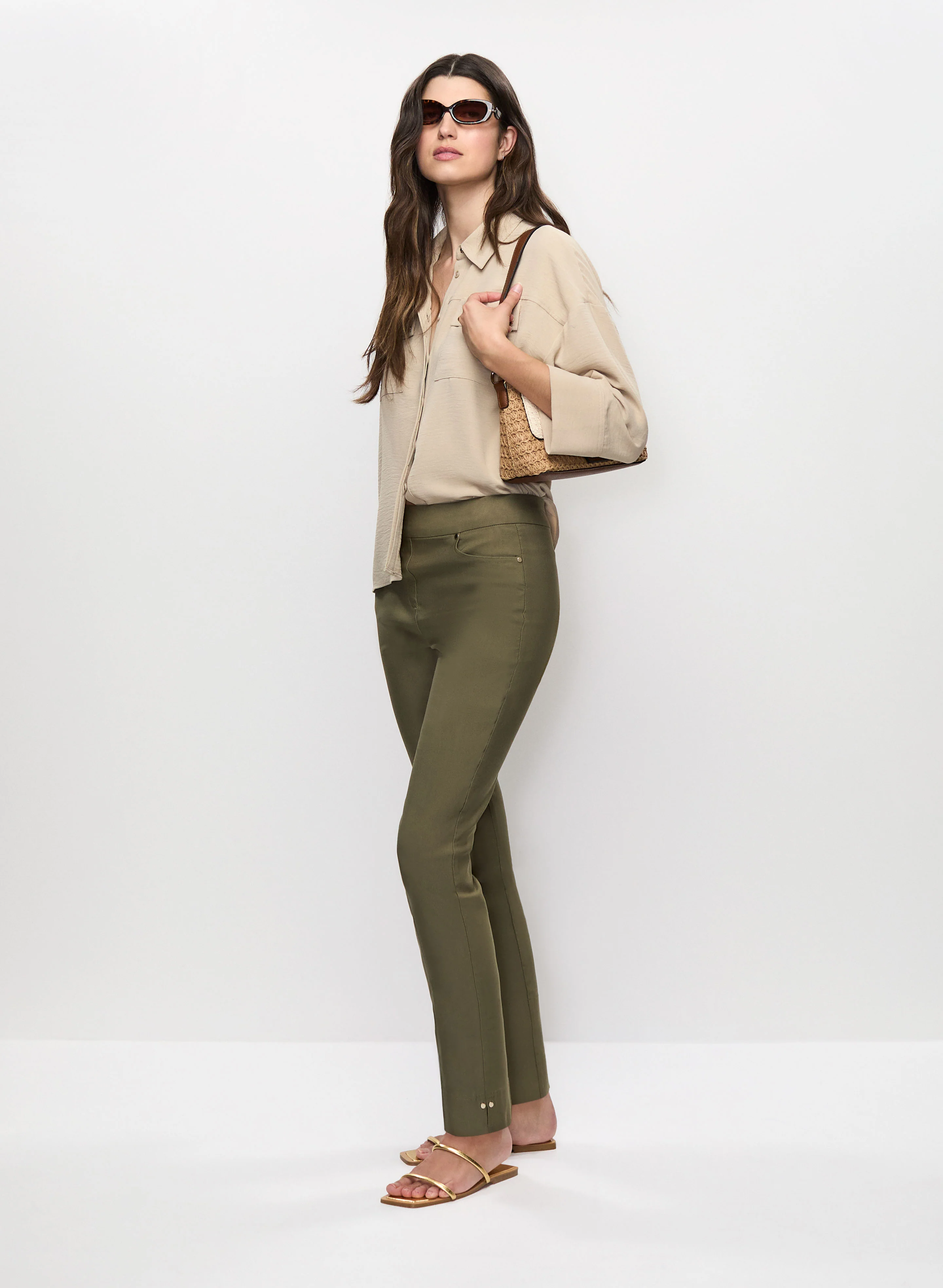 Pull-On Slim Leg Pants - Image 4