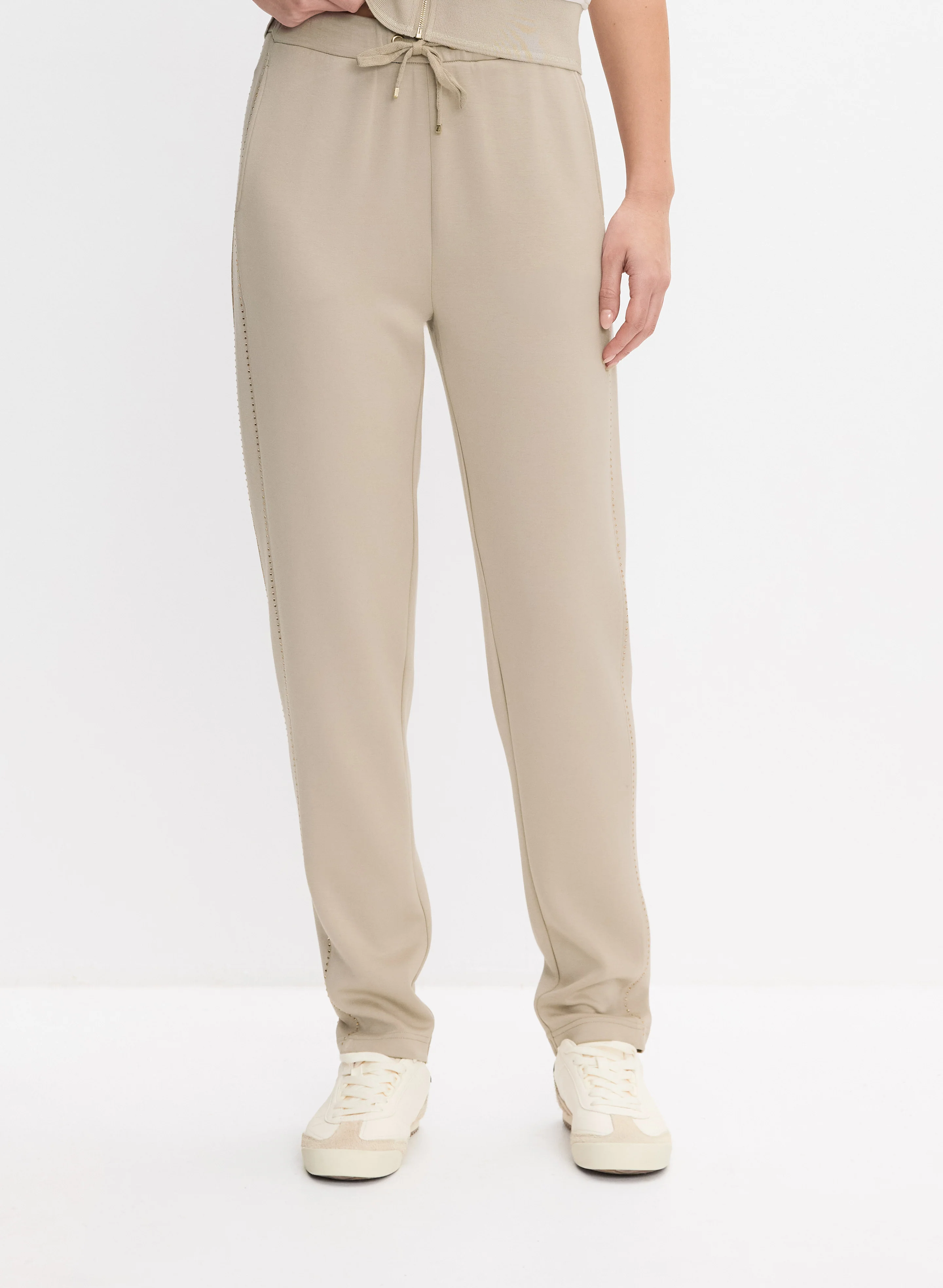 Pull-On Straight-Leg Pants