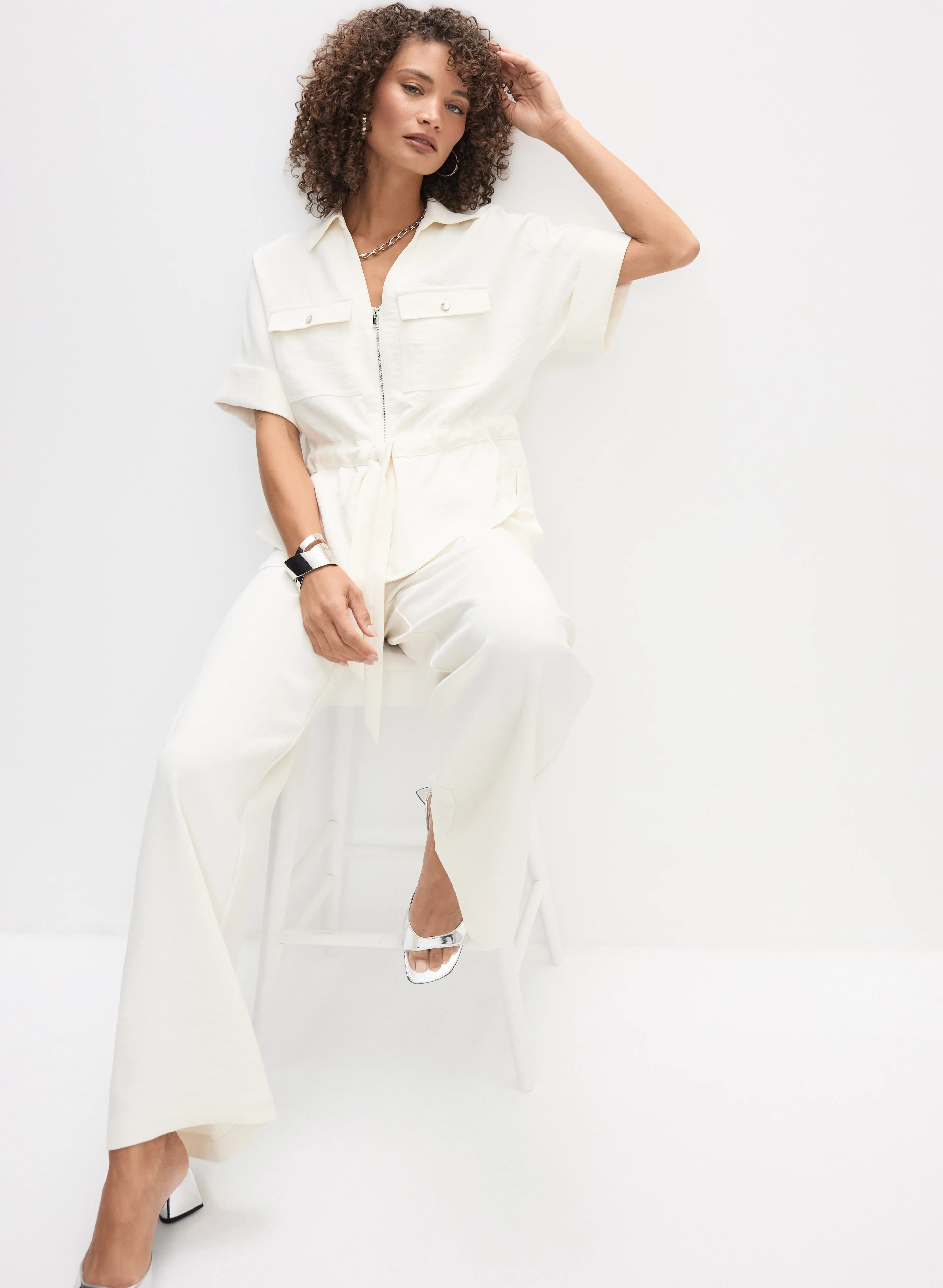 Pull-On Wide-Leg Pants - Image 9