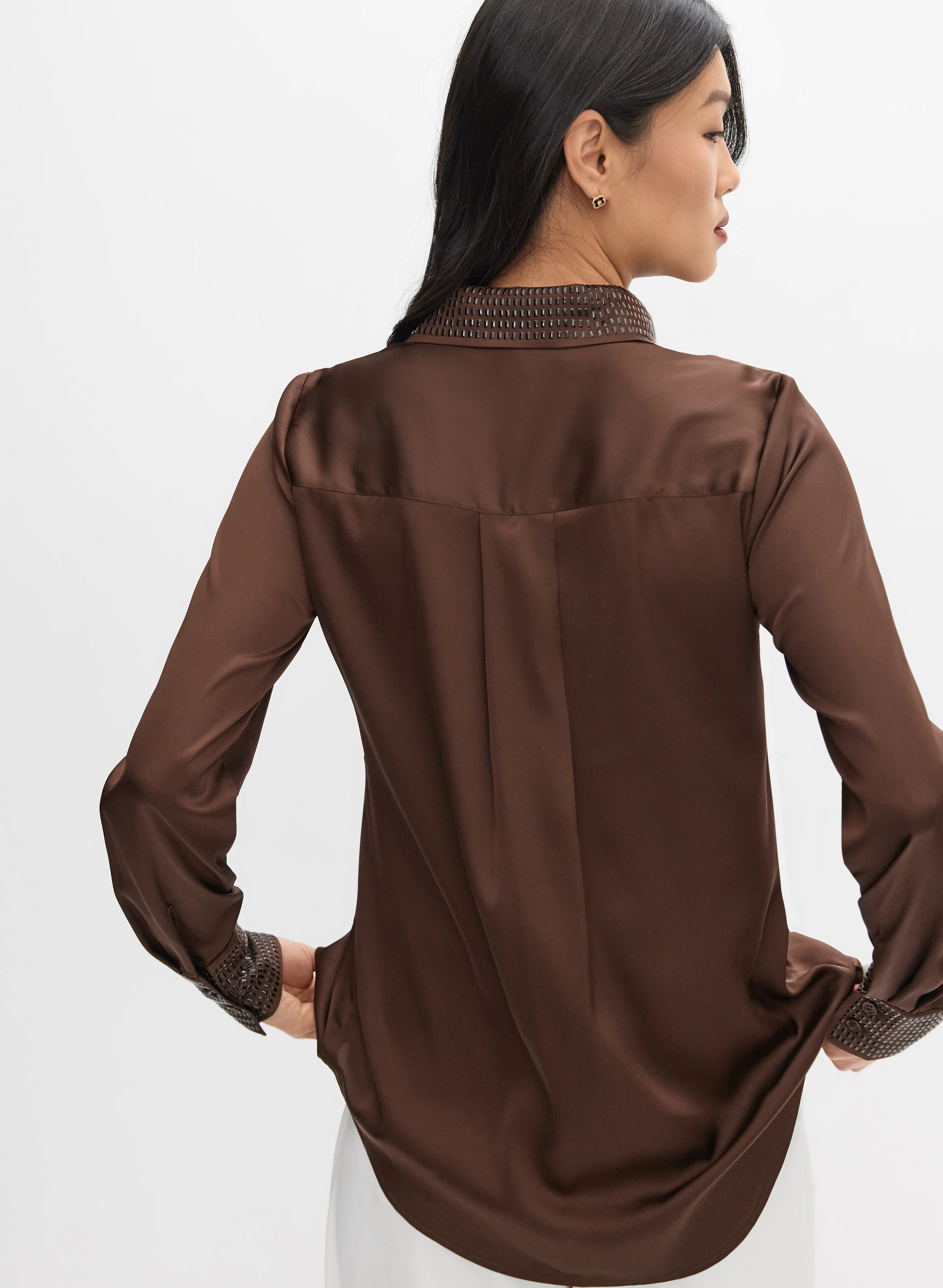 Rhinestone Detail Blouse - Image 4