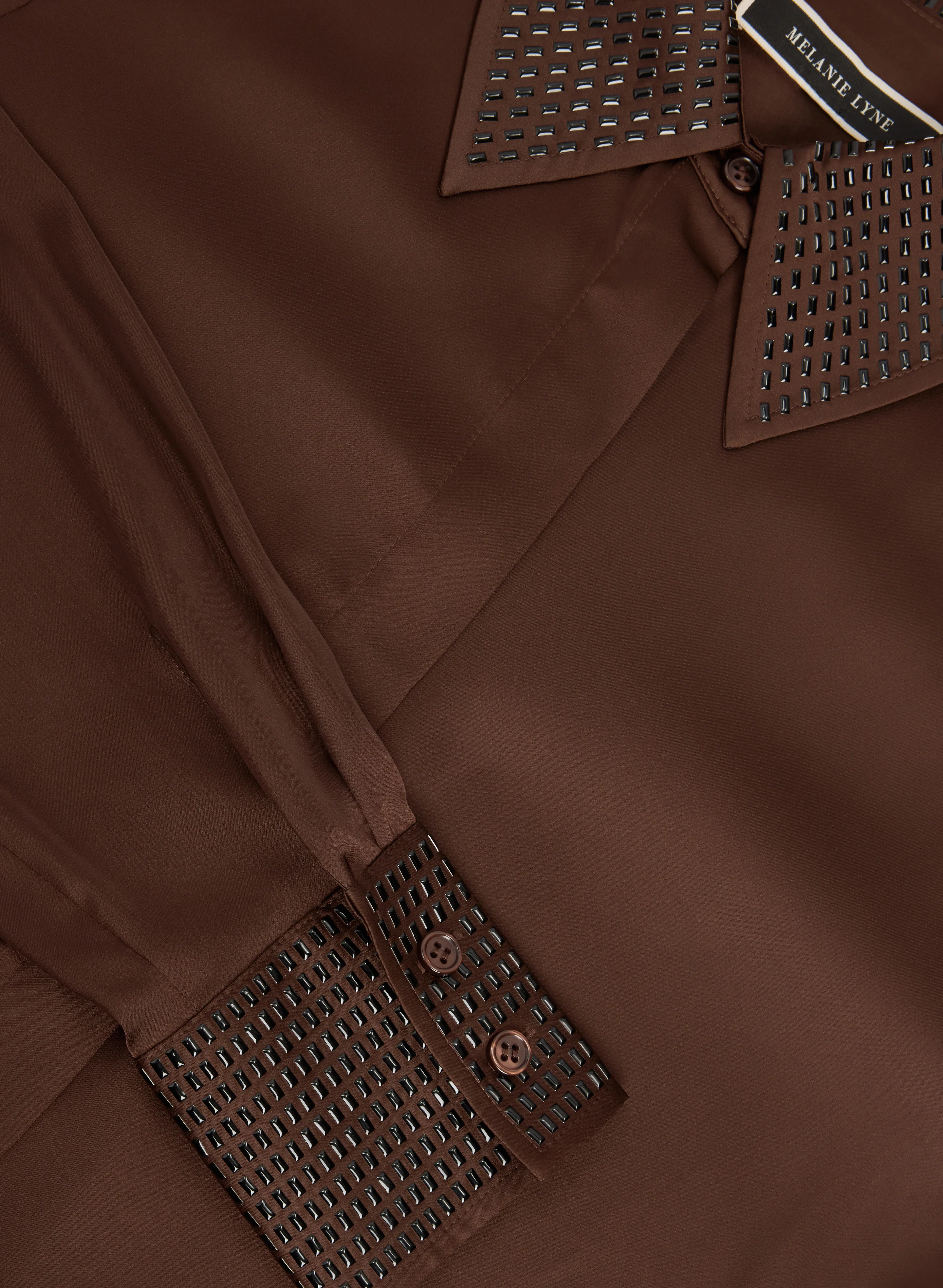 Rhinestone Detail Blouse - Image 7