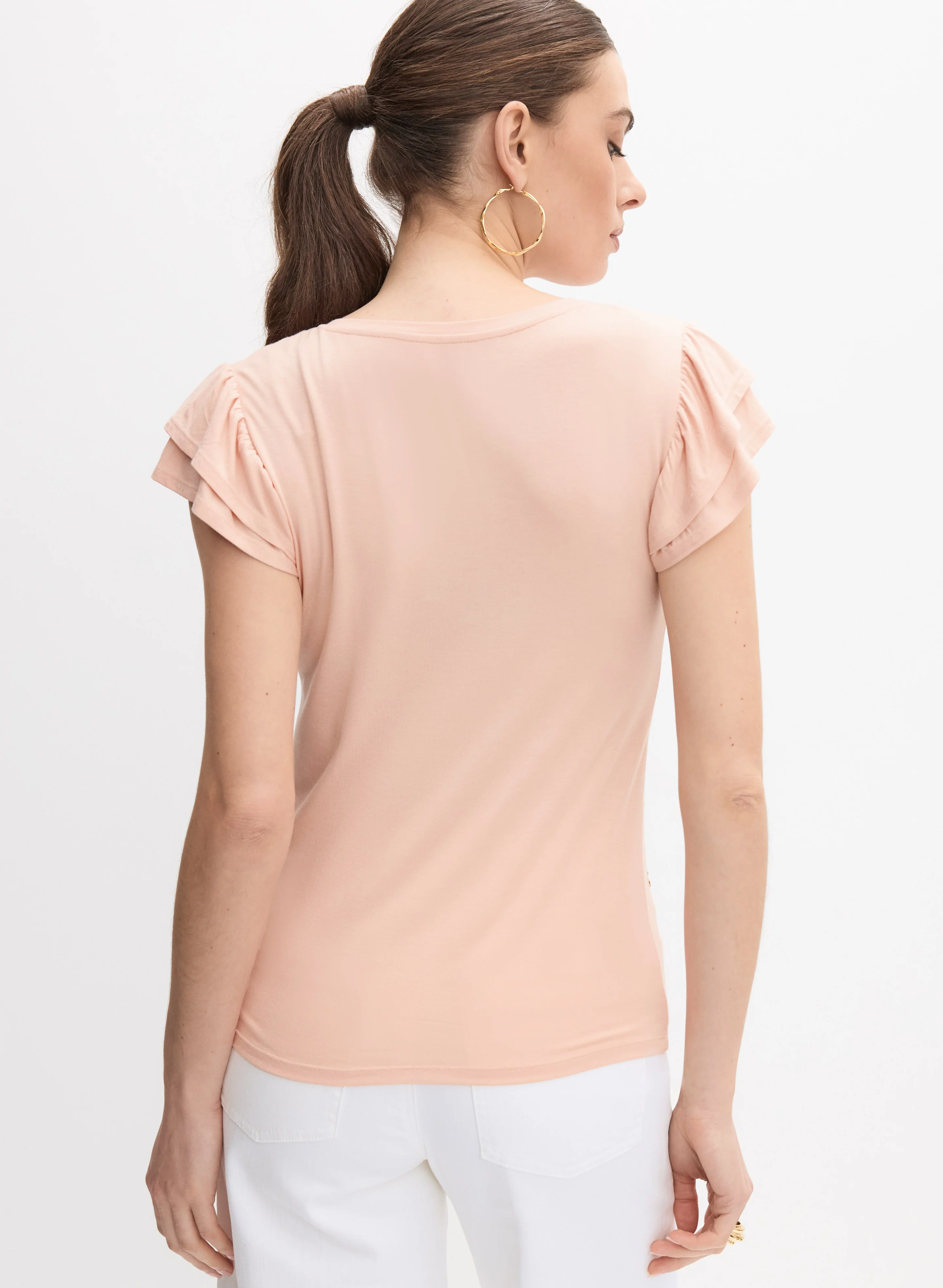 Rhinestone Detail T-Shirt - Image 4