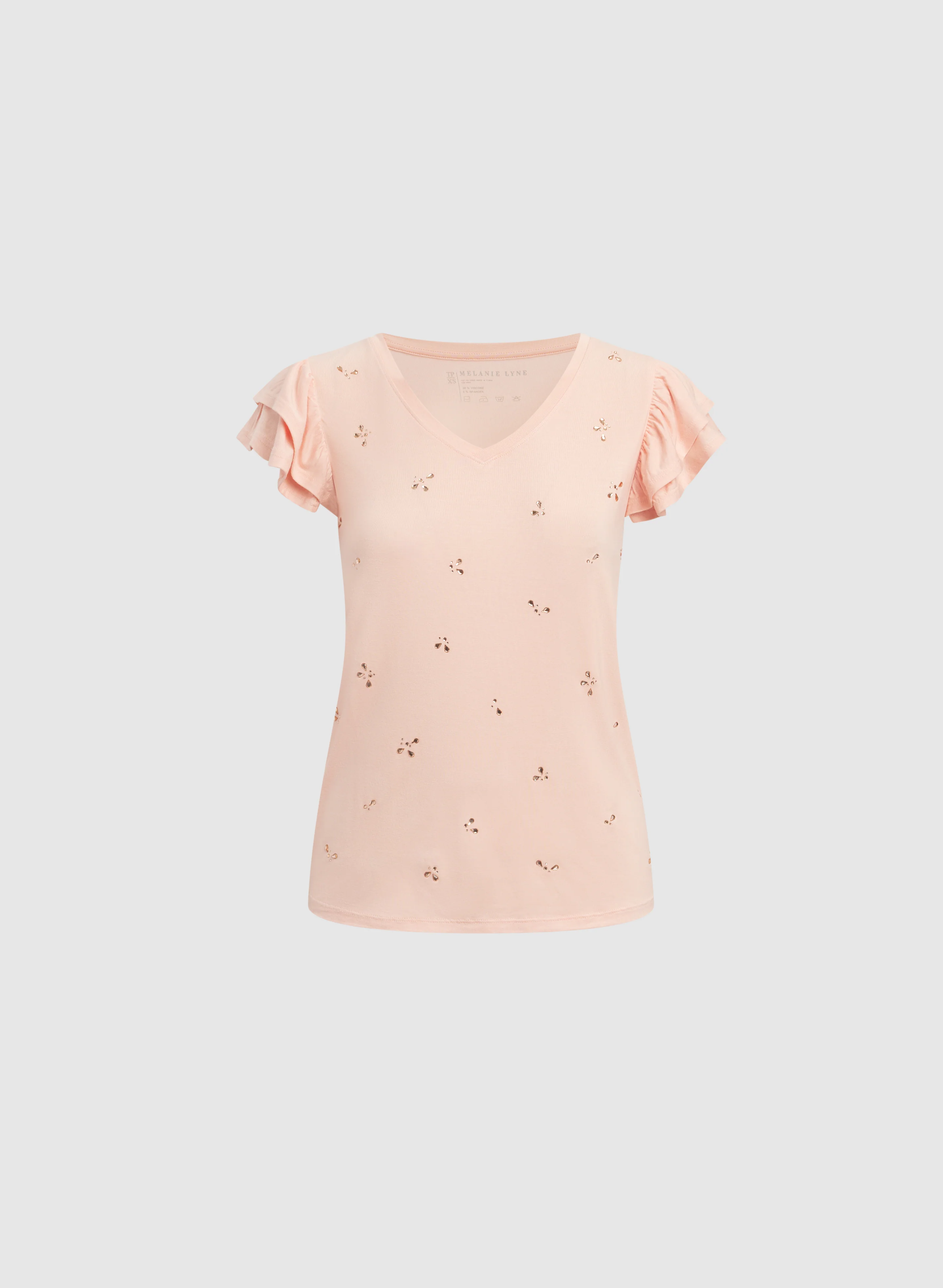 Rhinestone Detail T-Shirt - Image 6