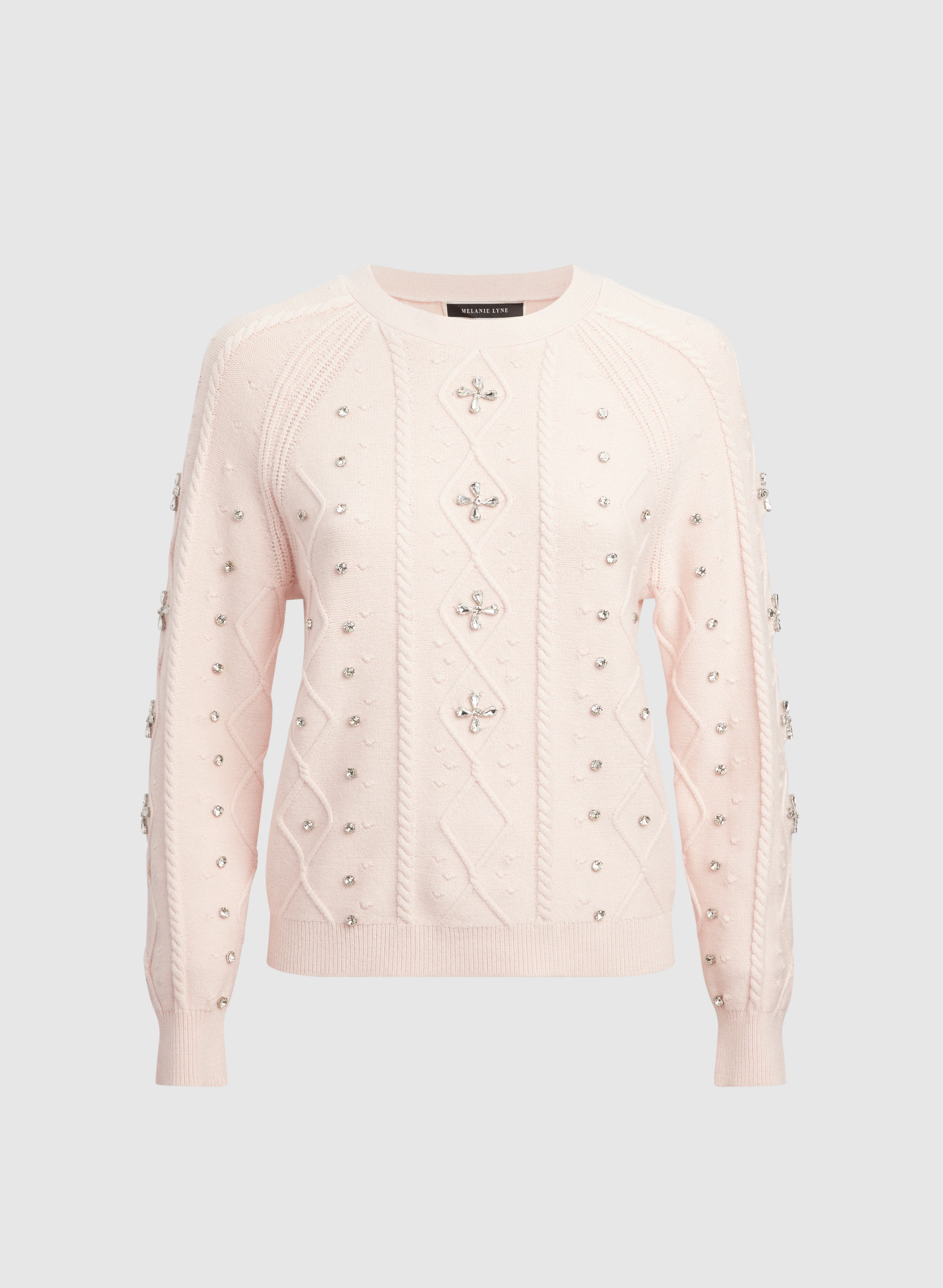Rhinestone Knit Pullover - Image 6