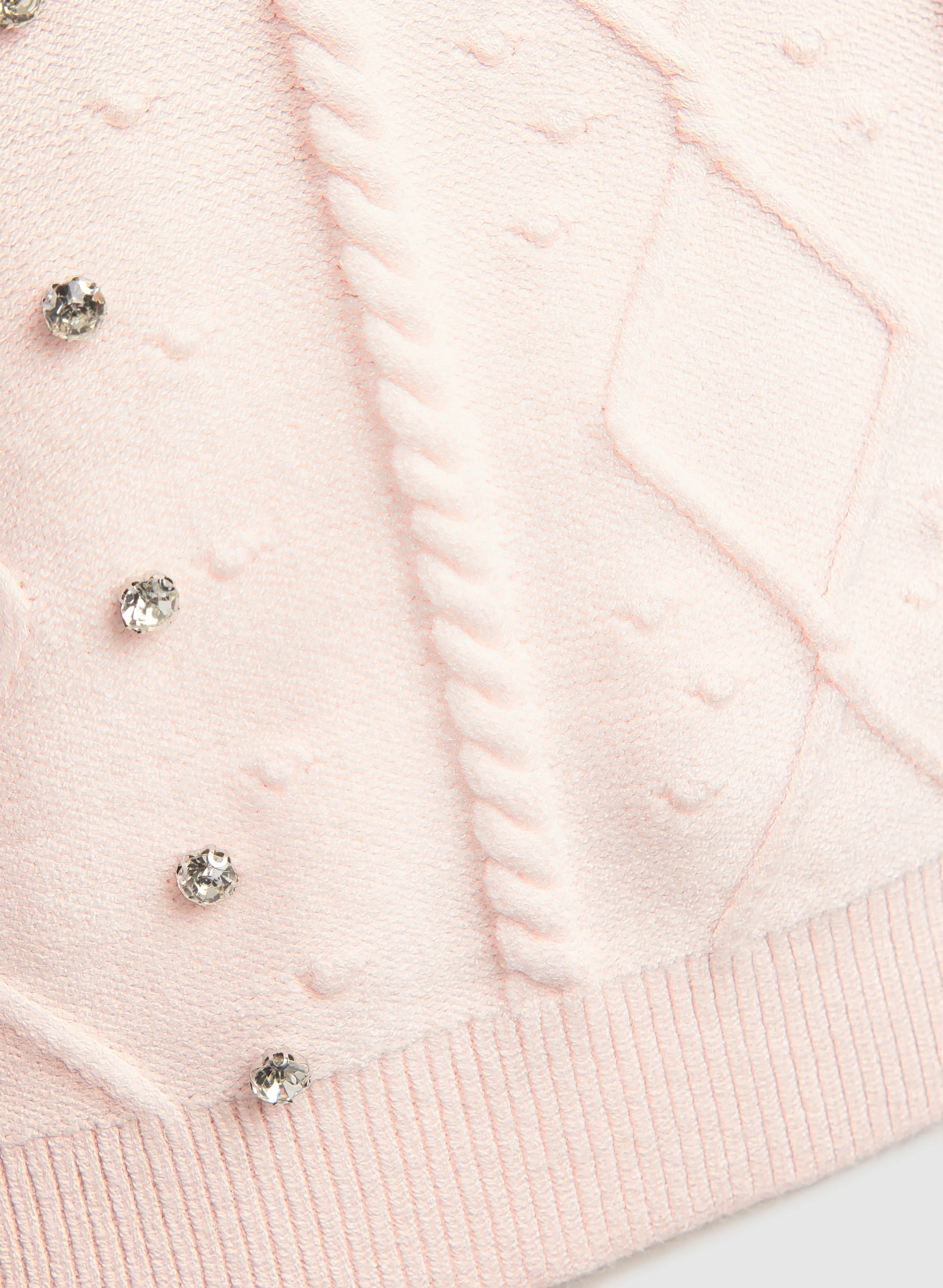 Rhinestone Knit Pullover - Image 7