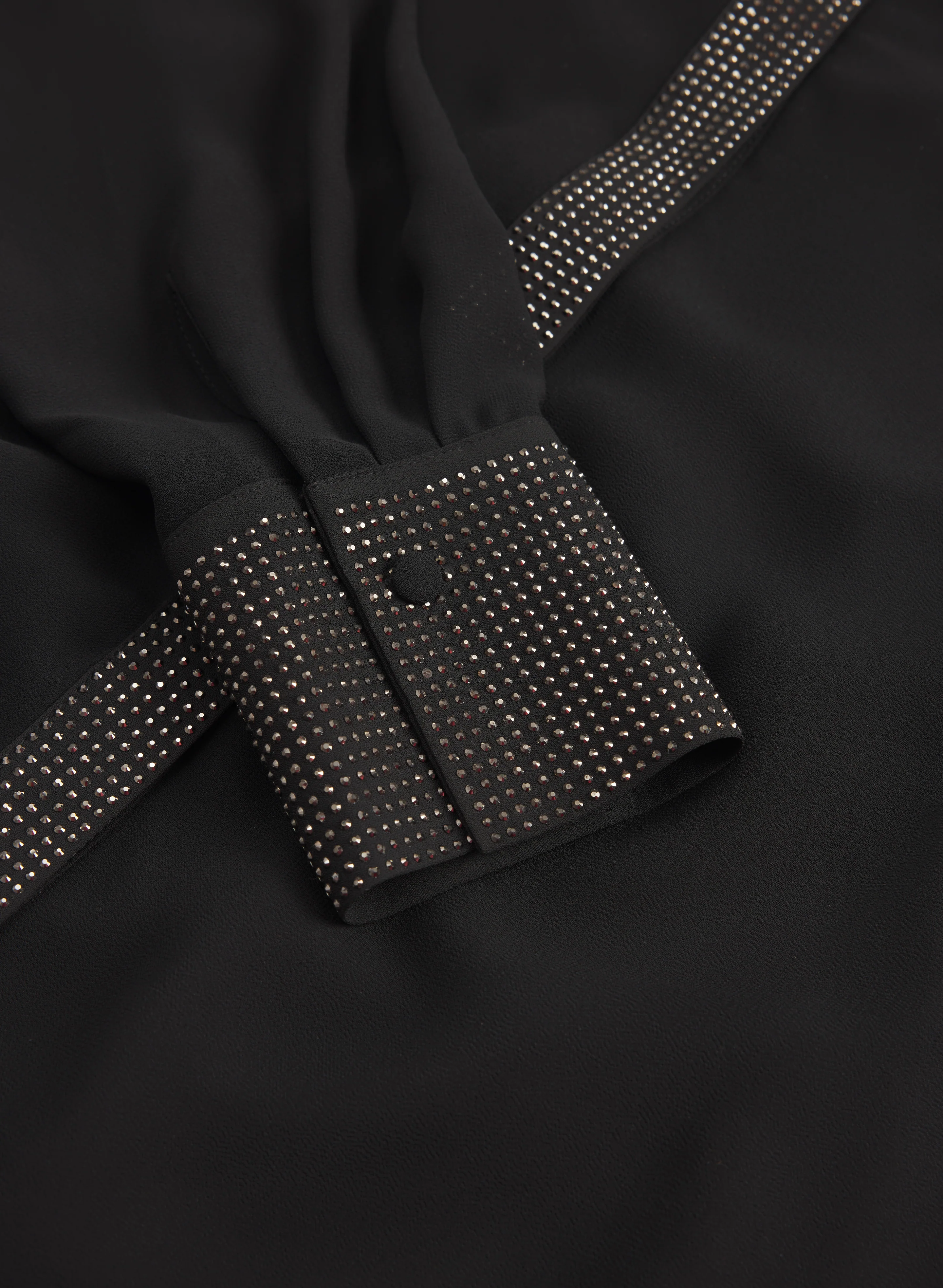 Rhinestone Trim Blouse - Image 7