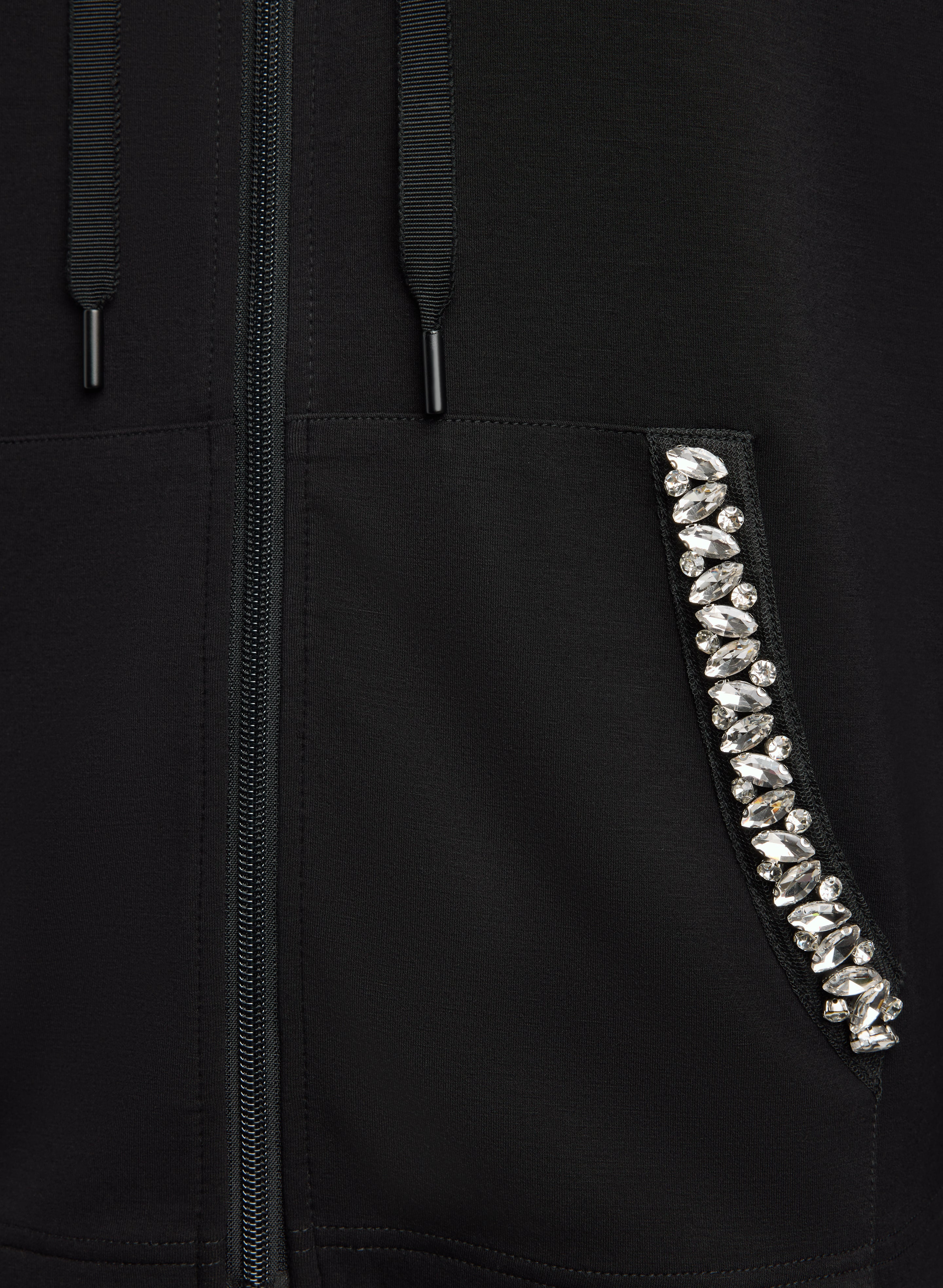 Rhinestone Trim Jacket - Image 6
