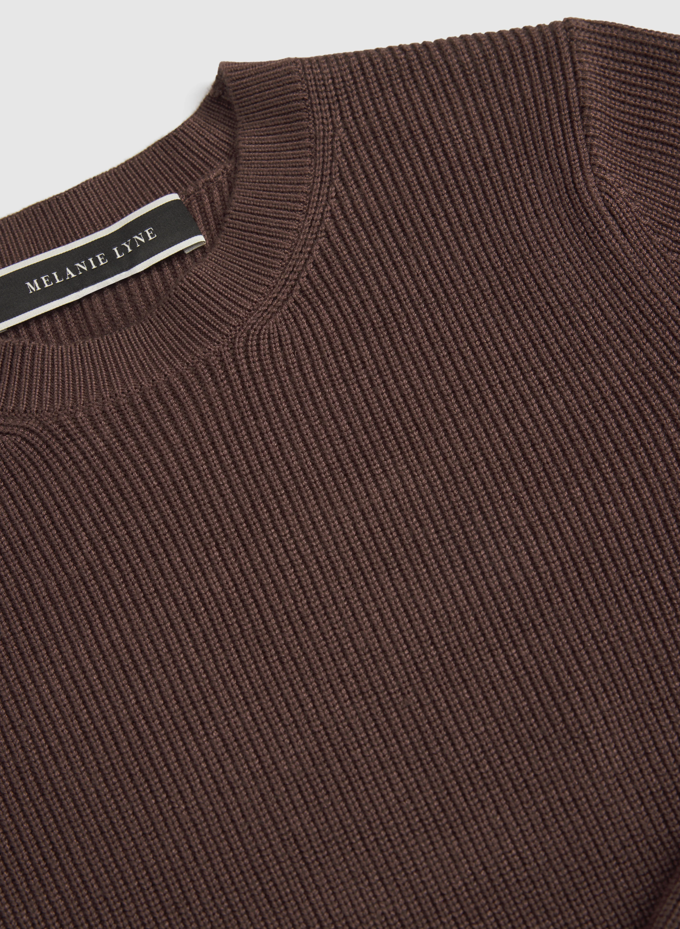 Rib Knit Peplum Sweater - Image 6