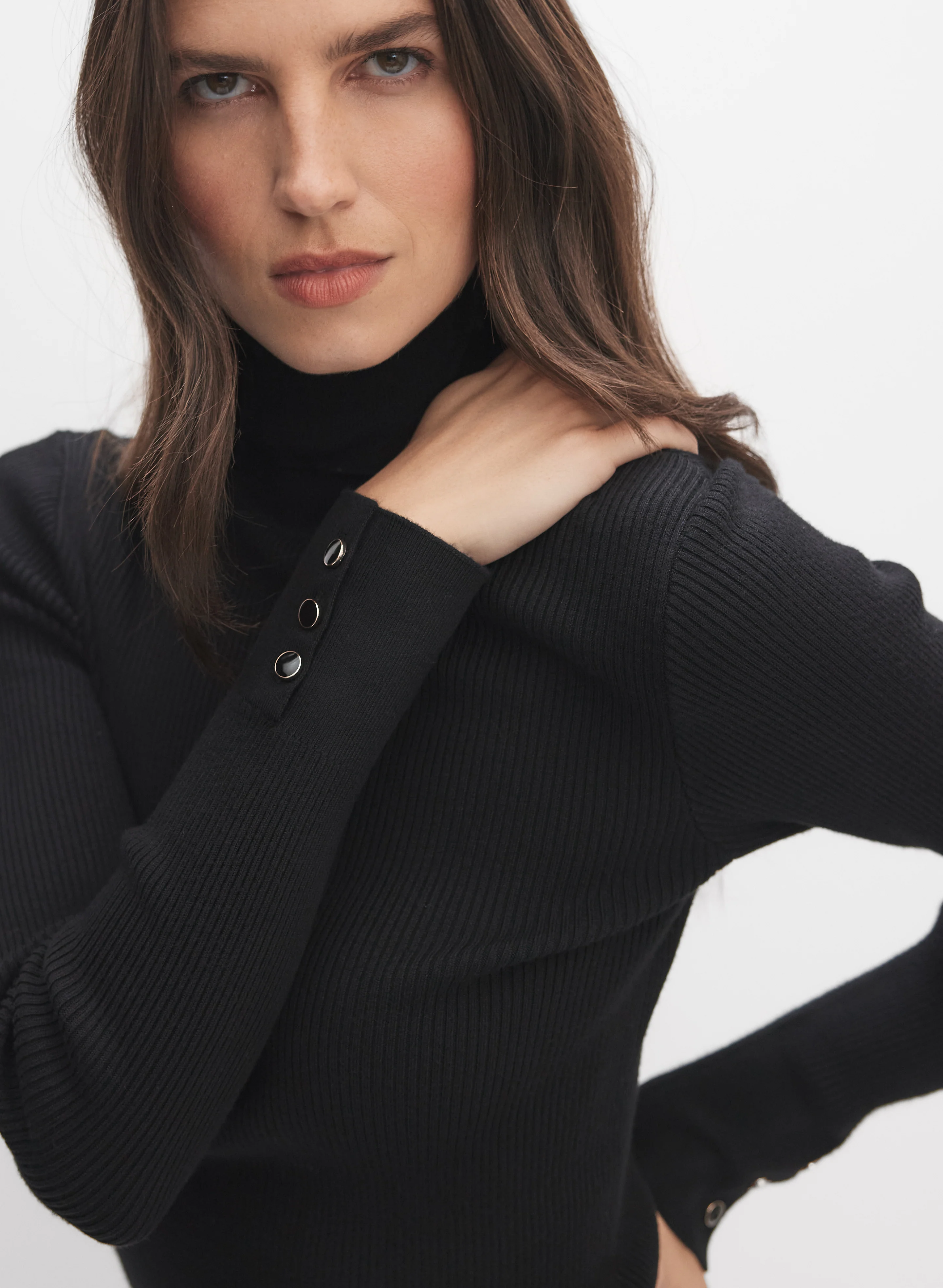 Rib Knit Pullover - Image 2