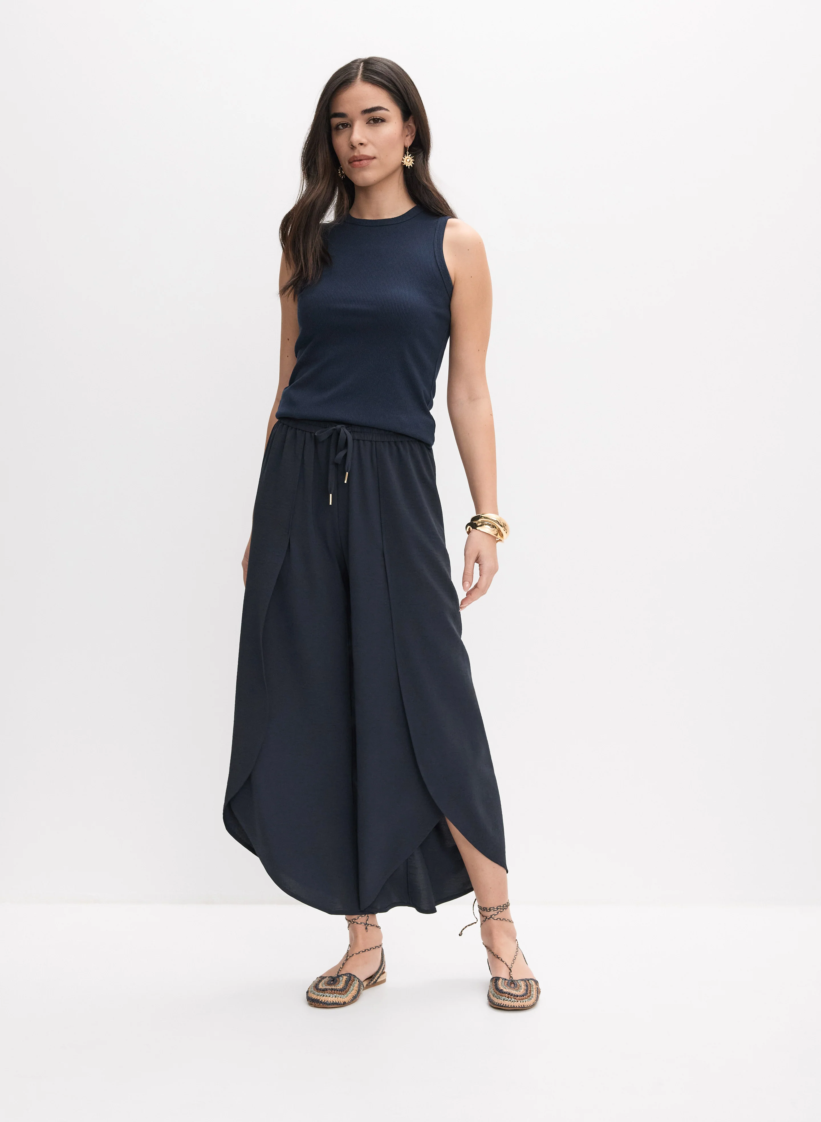 Rib Knit Tank Top - Image 3