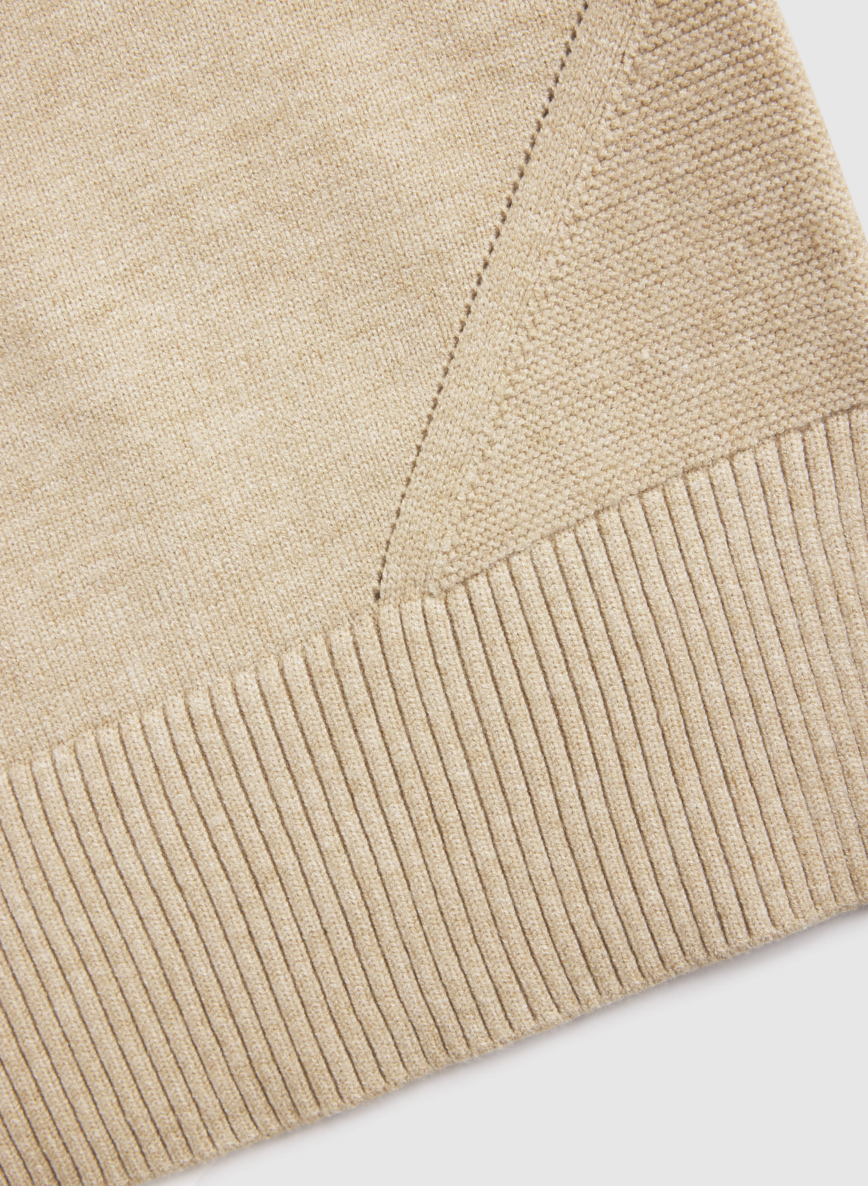 Ribbed Detail Turtleneck Sweater - Image 7