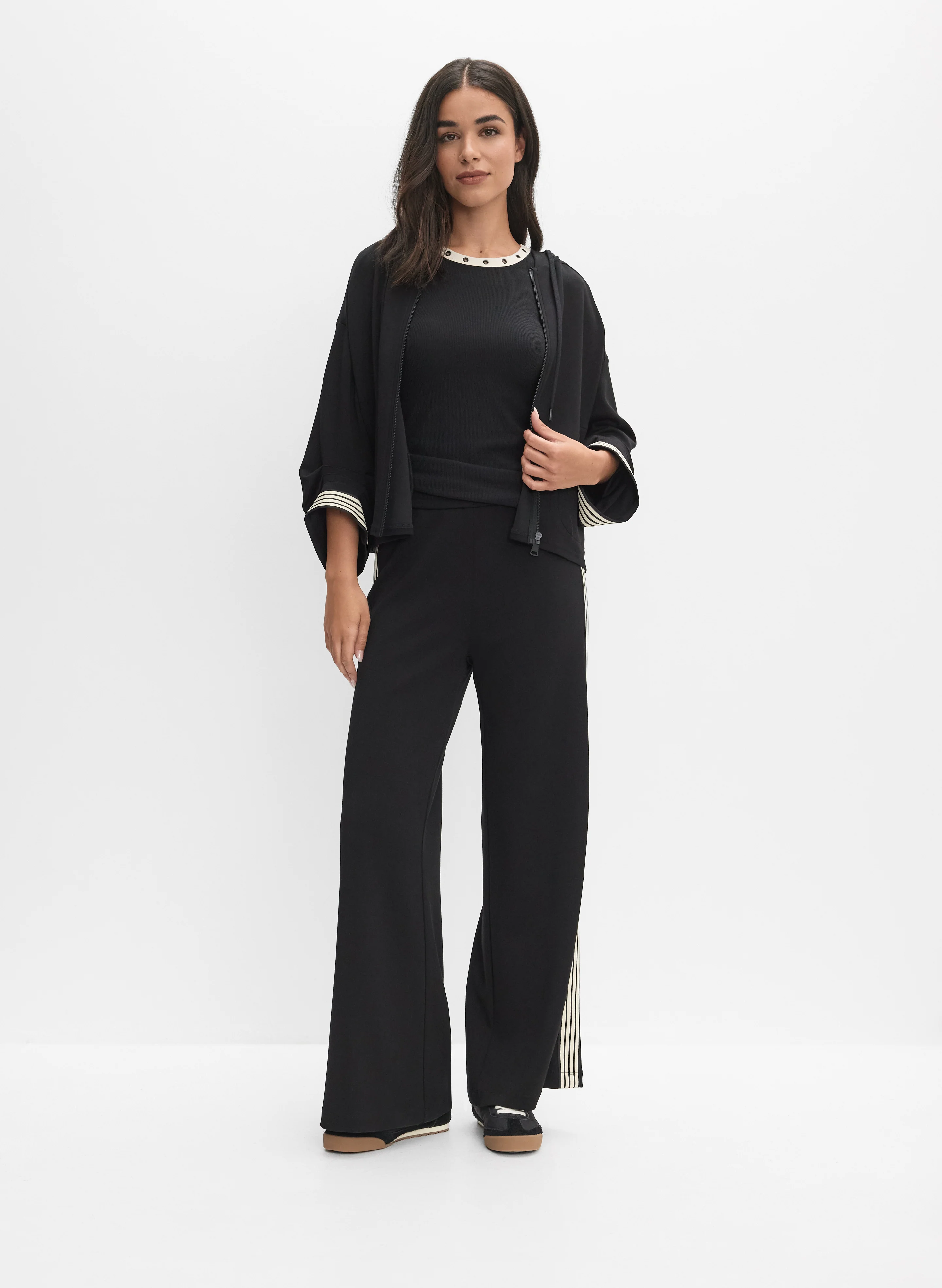 Ribbed Grommet Trim Tank Top - Image 3