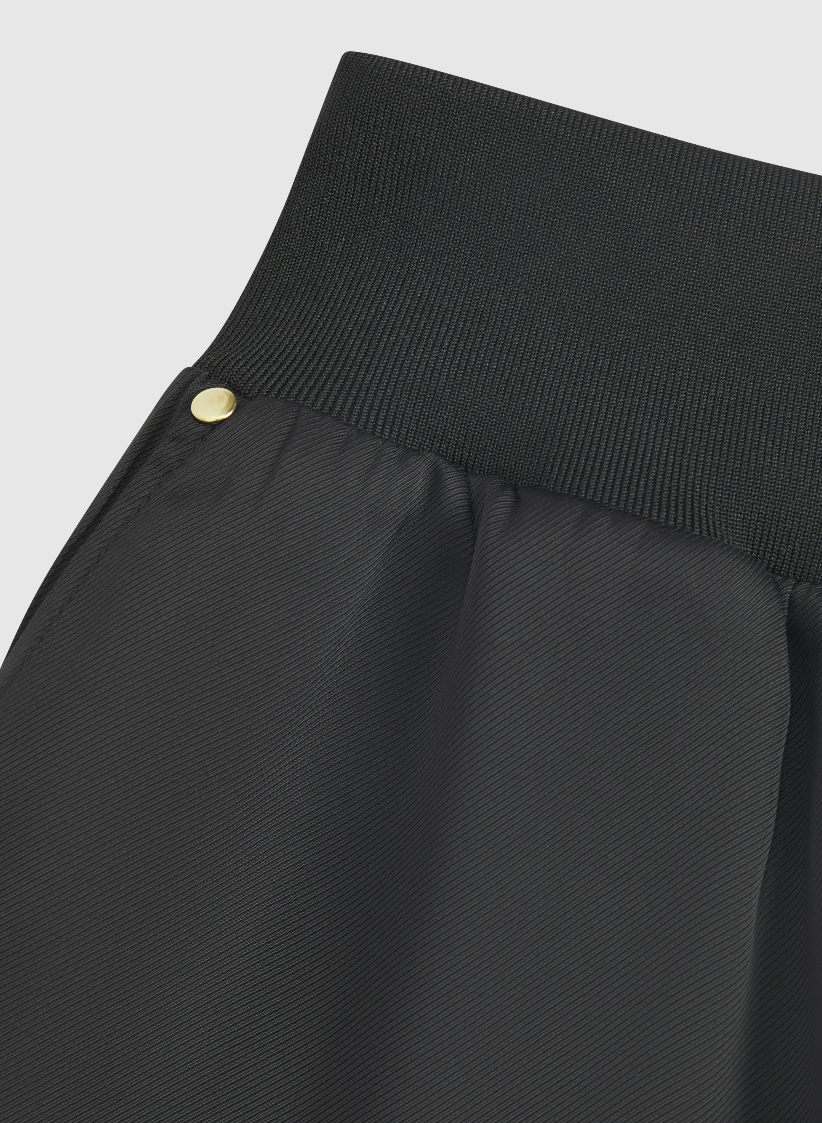 Ribbed Waist Wide-Leg Pants - Image 7