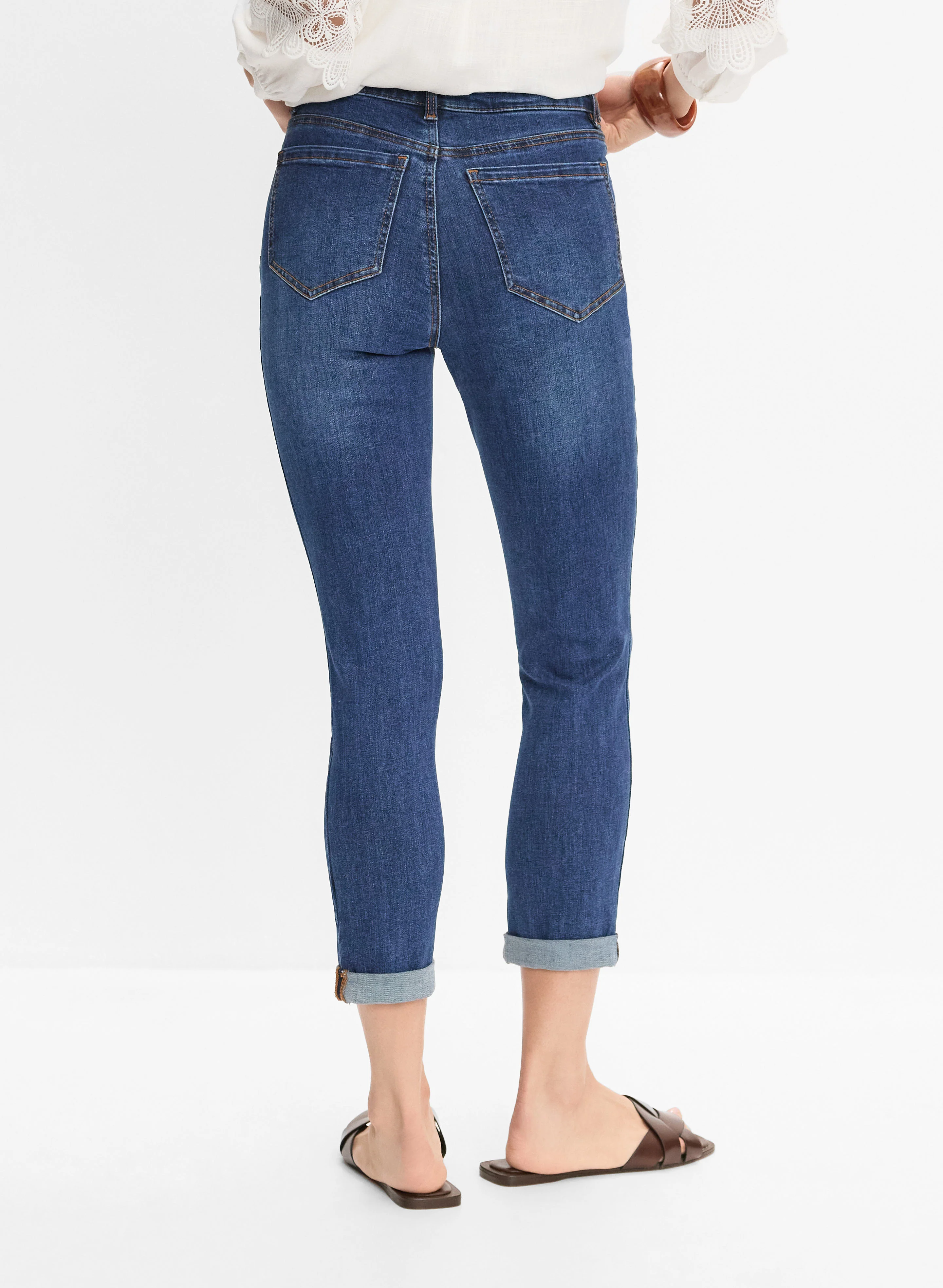 Rolled Cuff Jeans - Image 2