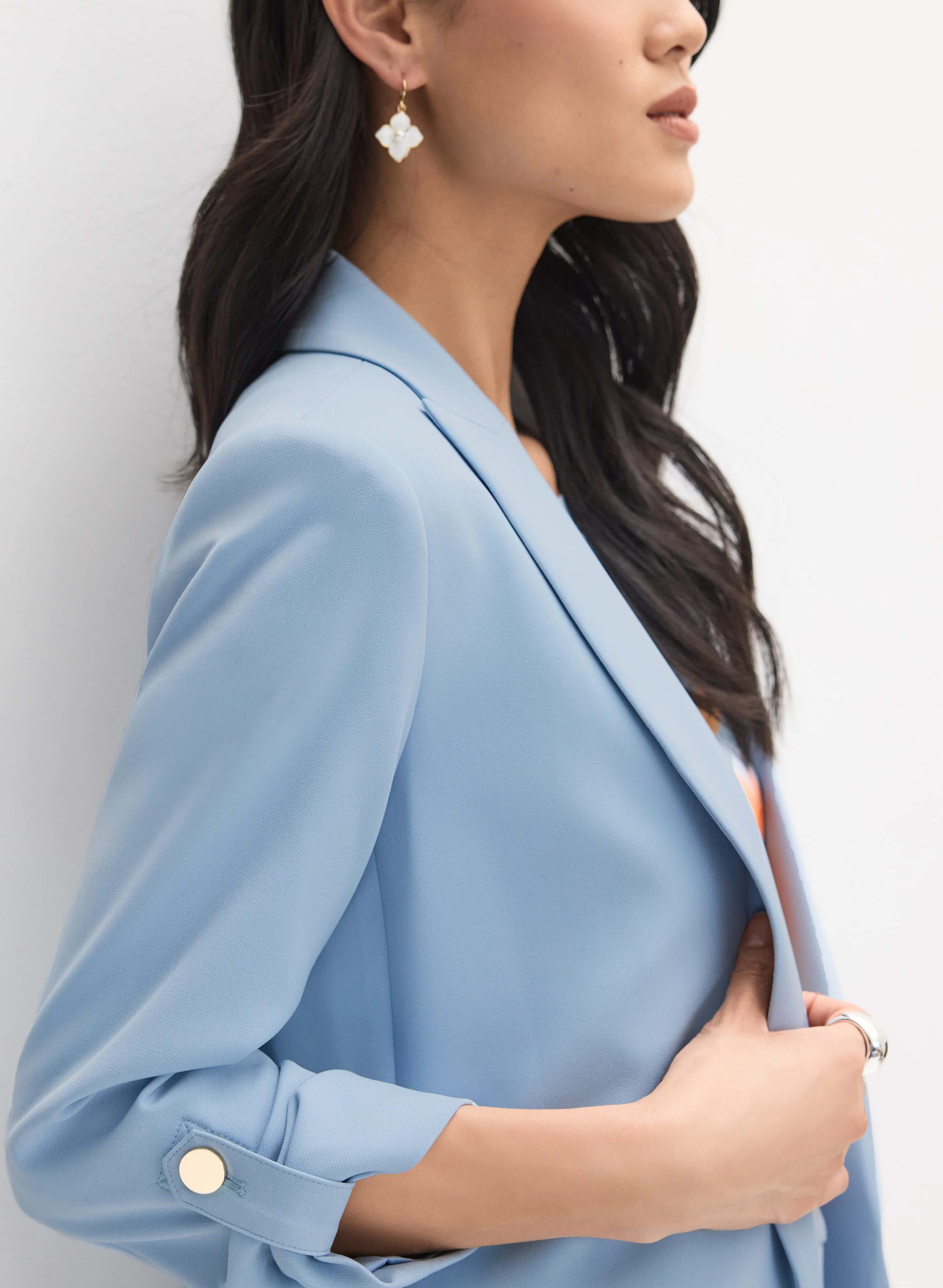 Rolled Sleeve Jacket - Image 2