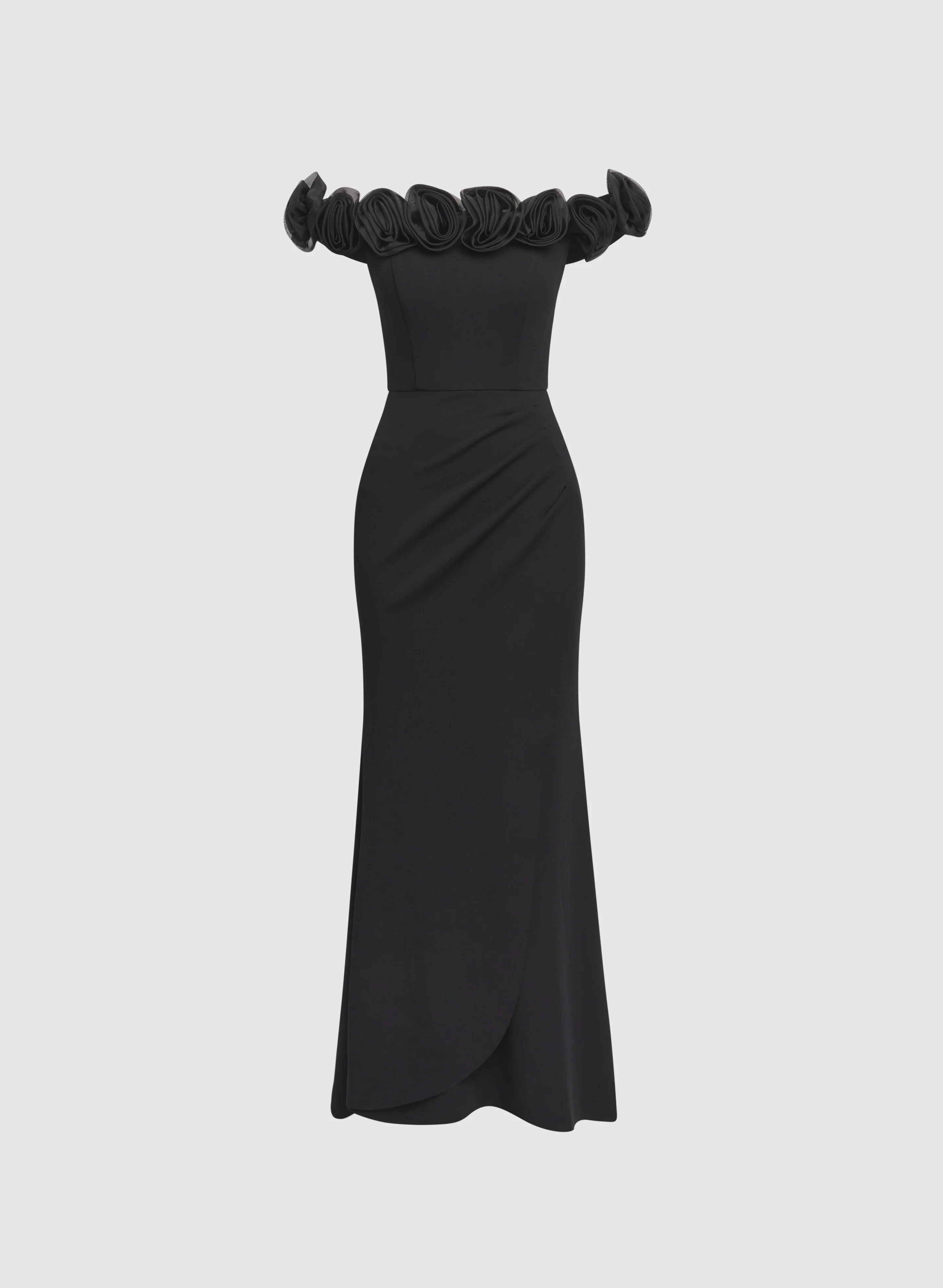 Rosette Off-The-Shoulder Dress - Image 5