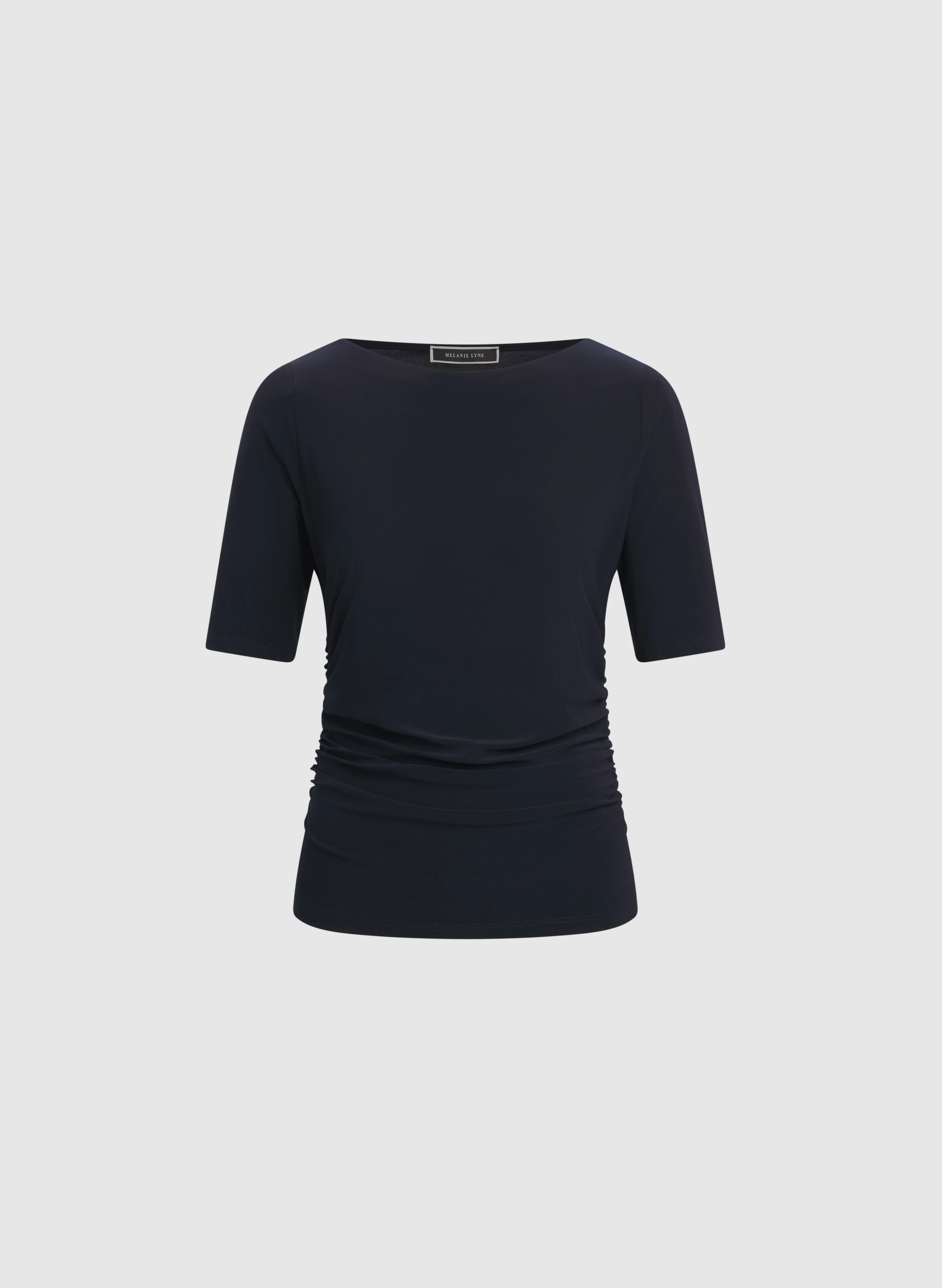Ruched Boat Neck Top - Image 6