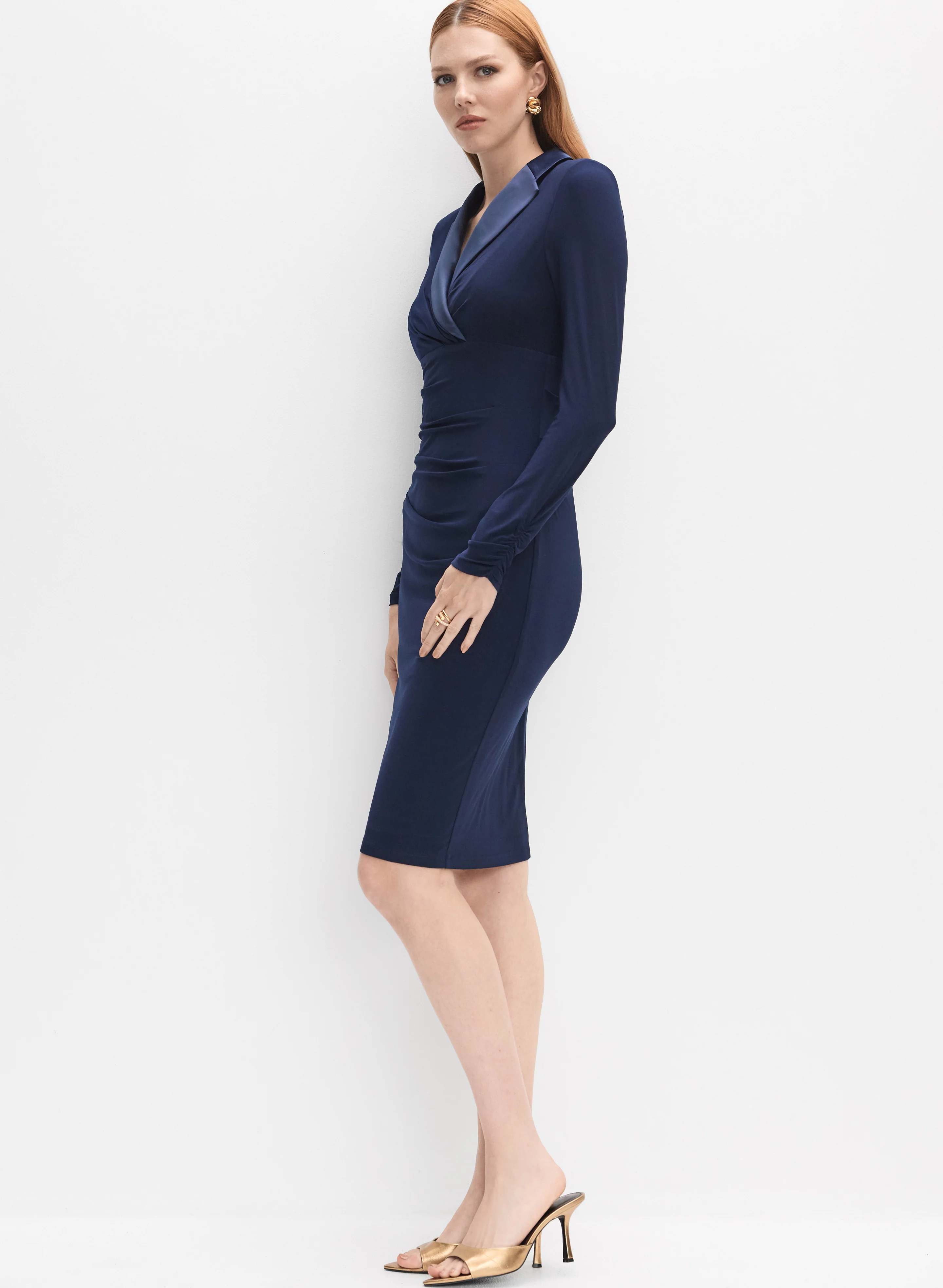 Adrianna Papell - Ruched Jersey Dress - Image 2