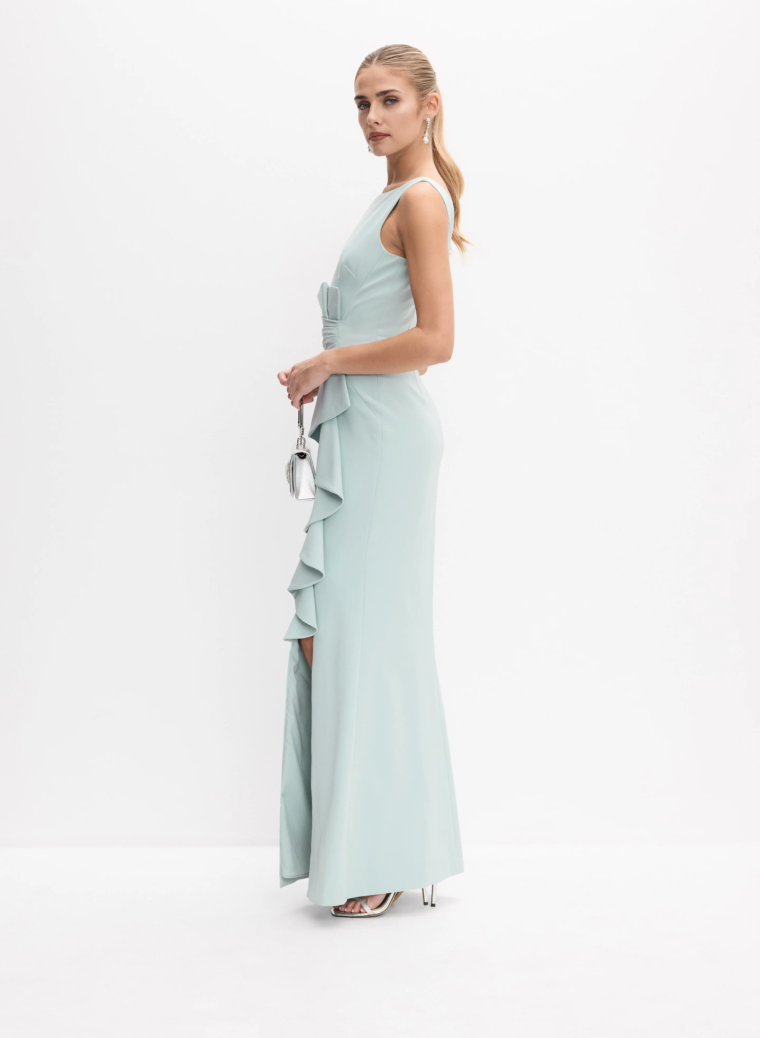 Ruffle Detail Dress - Image 3