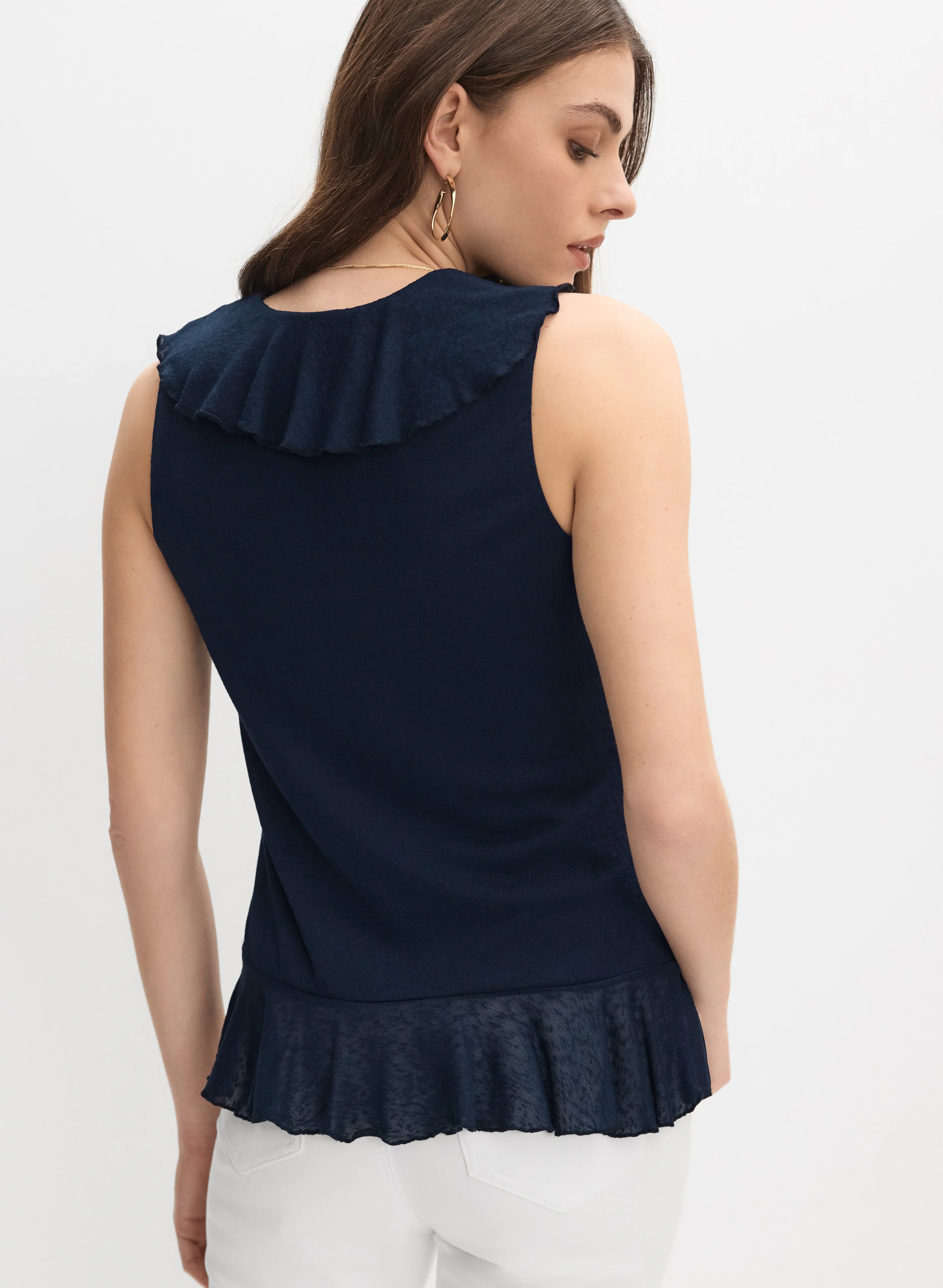 Ruffle Detail Top - Image 4