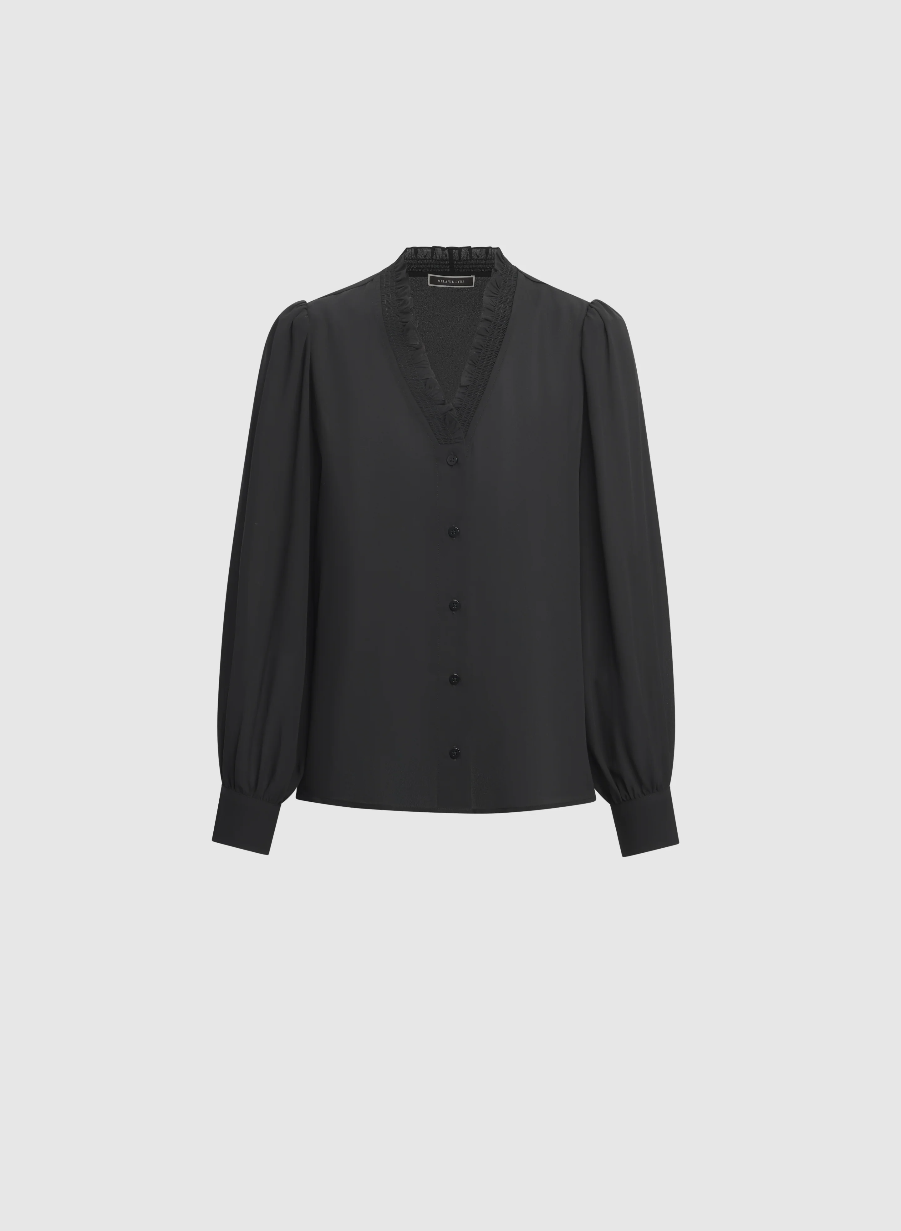 Ruffle V-Neck Blouse - Image 6