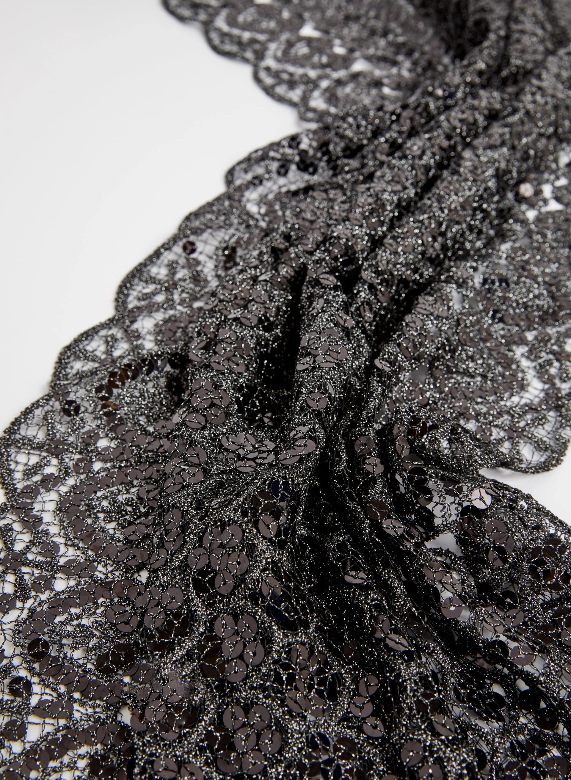 Scalloped Sequin Shawl - Image 2