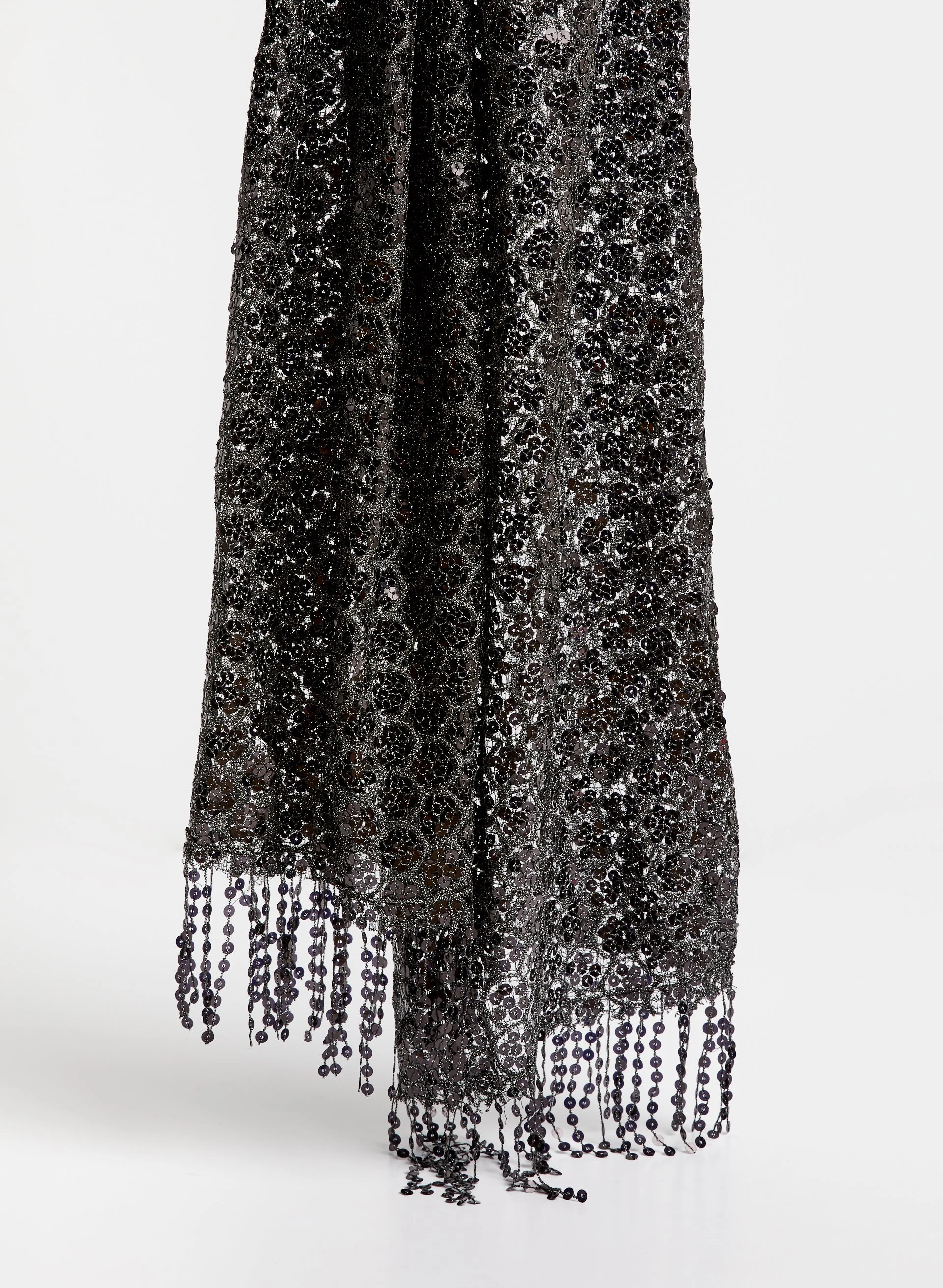 Scalloped Sequin Shawl - Image 3
