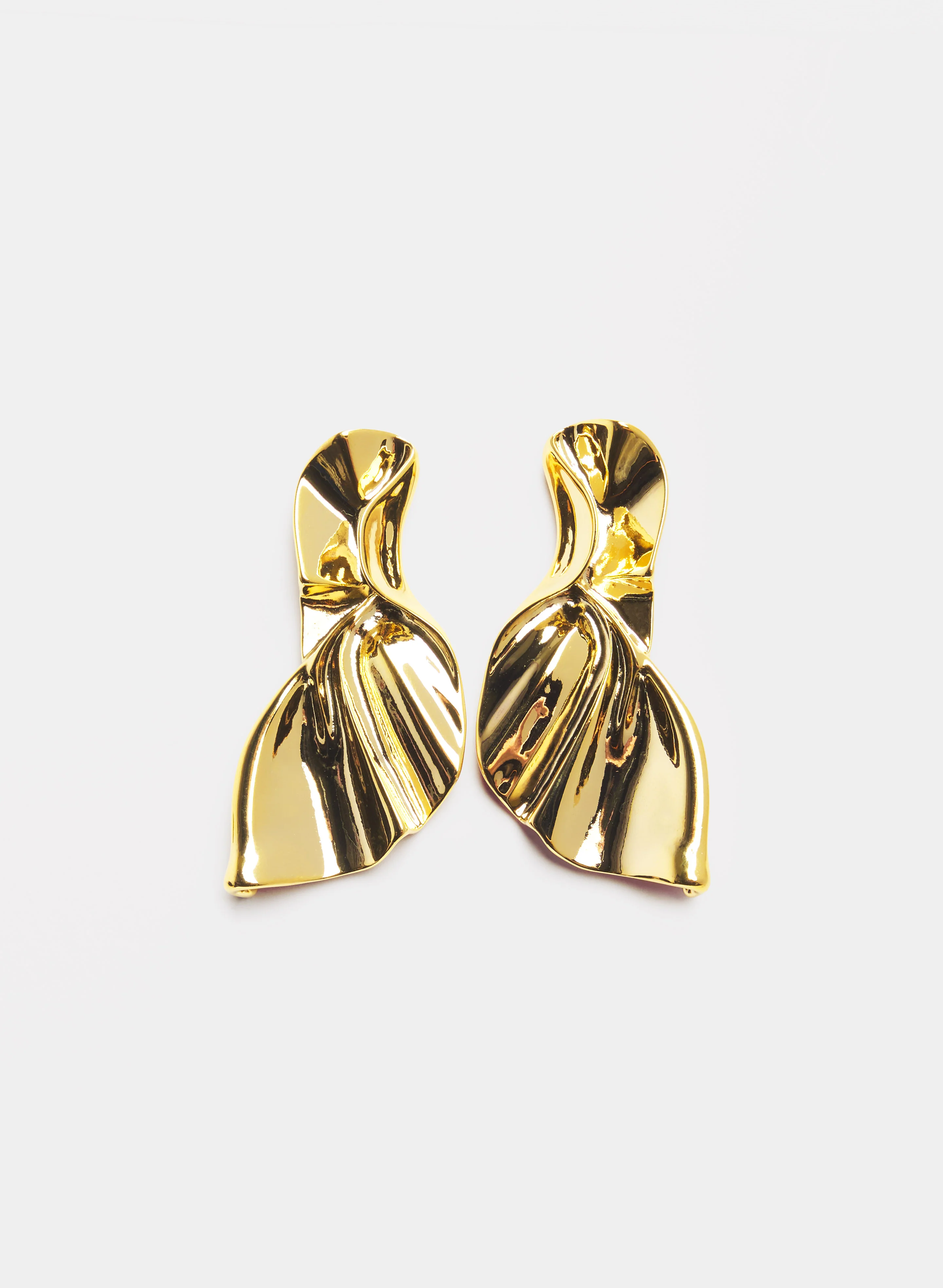 Sculptural Metal Earrings