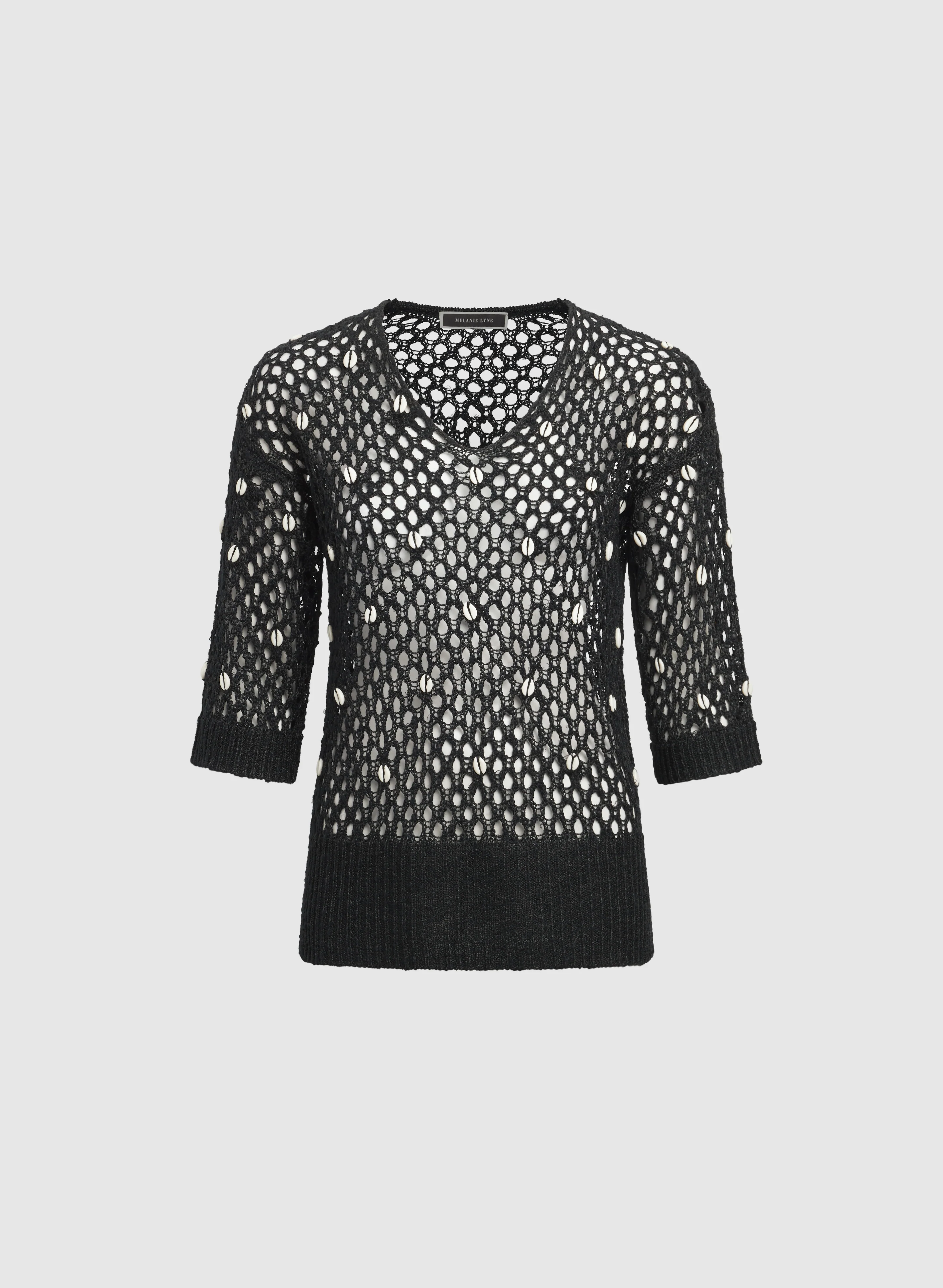 Seashell Open Knit Pullover - Image 6