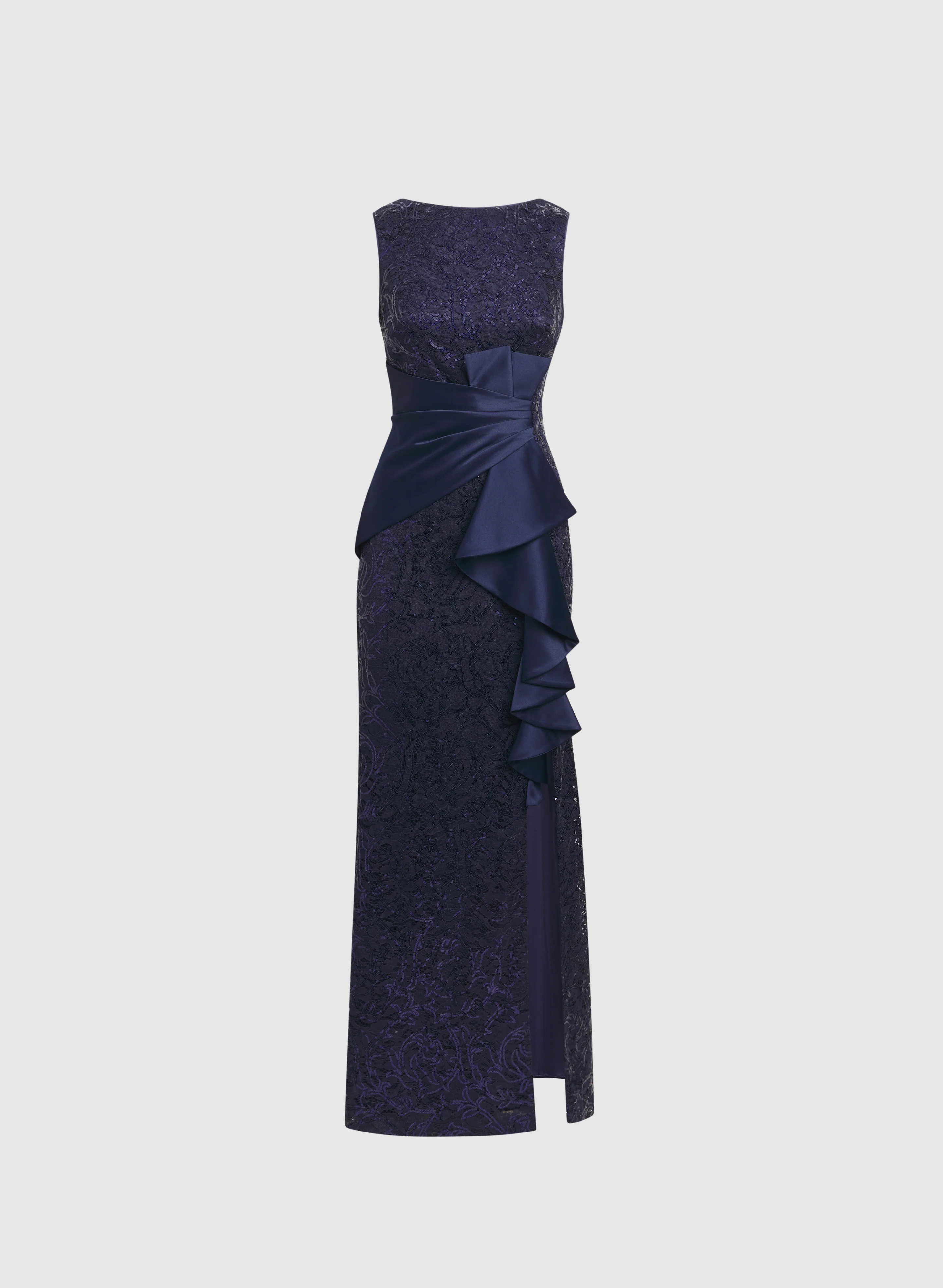 Sequin Ruffle Detail Gown - Image 6