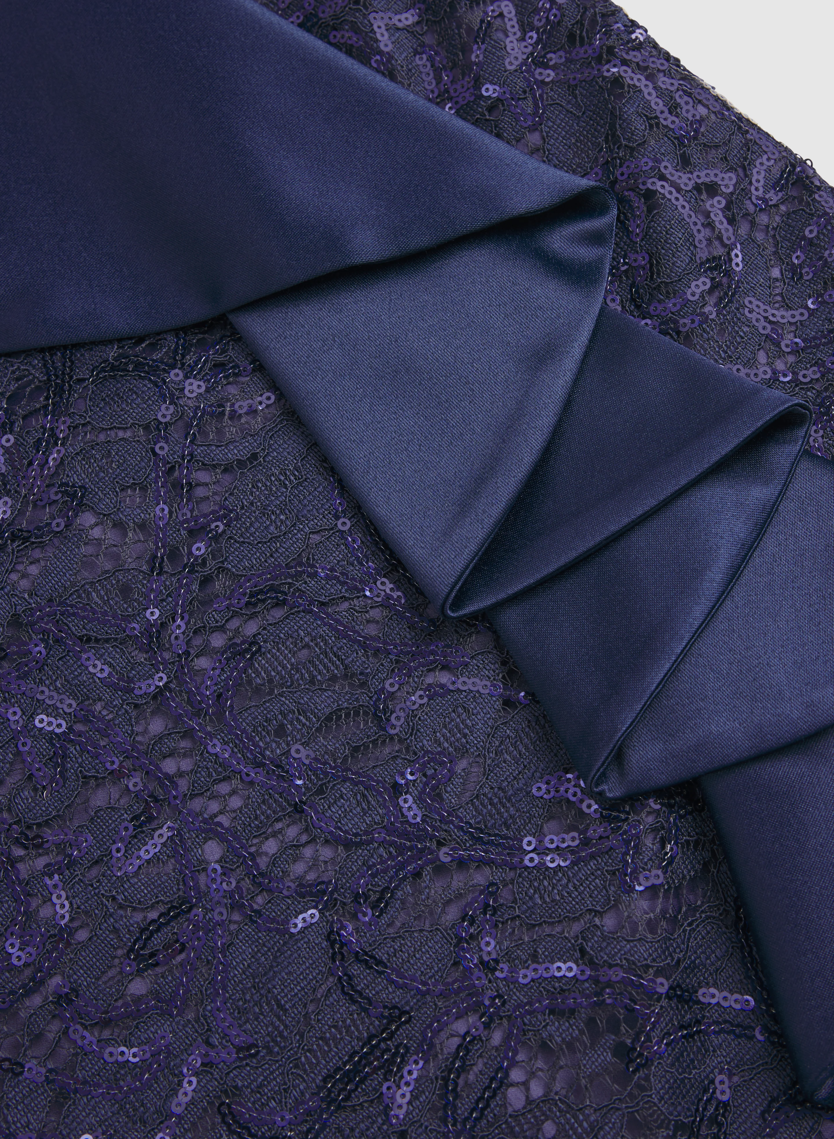 Sequin Ruffle Detail Gown - Image 7