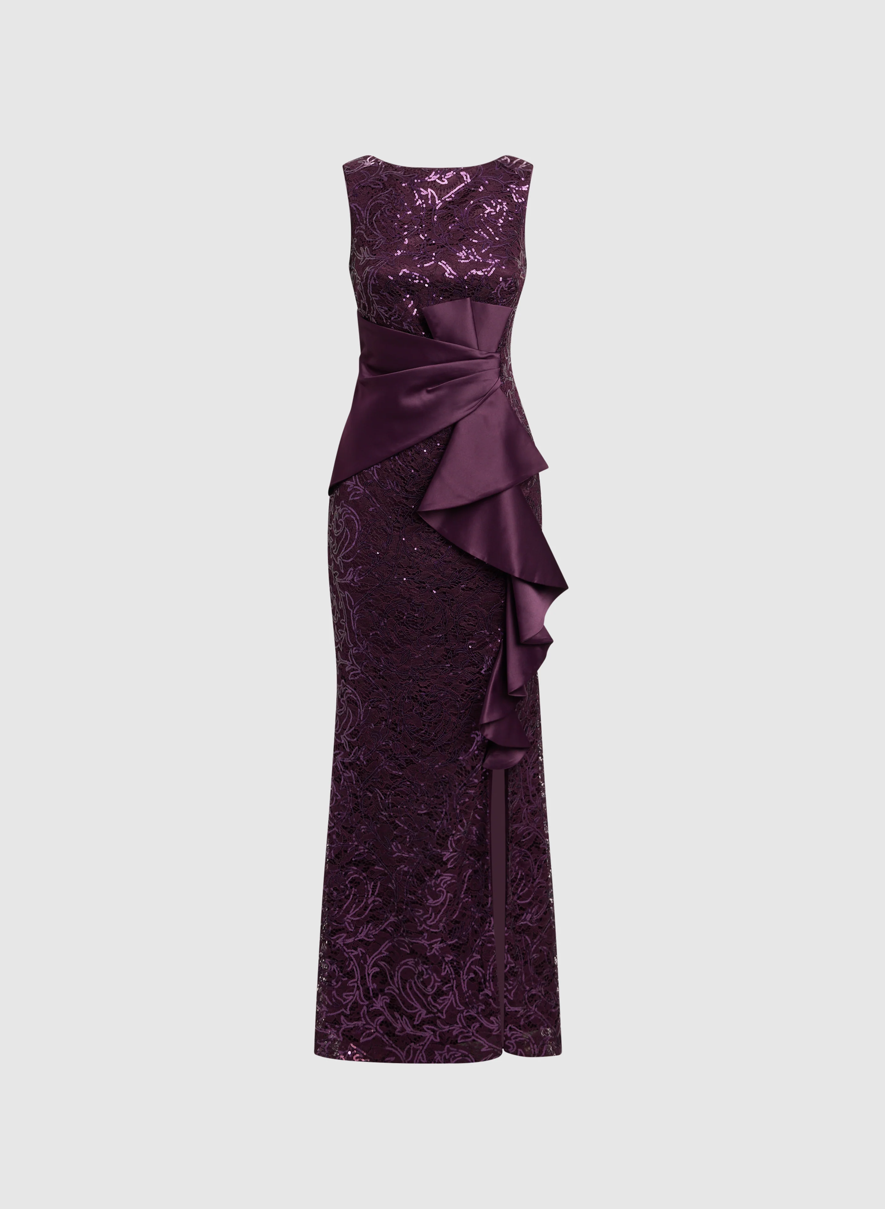 Sequin Ruffle Detail Gown - Image 6