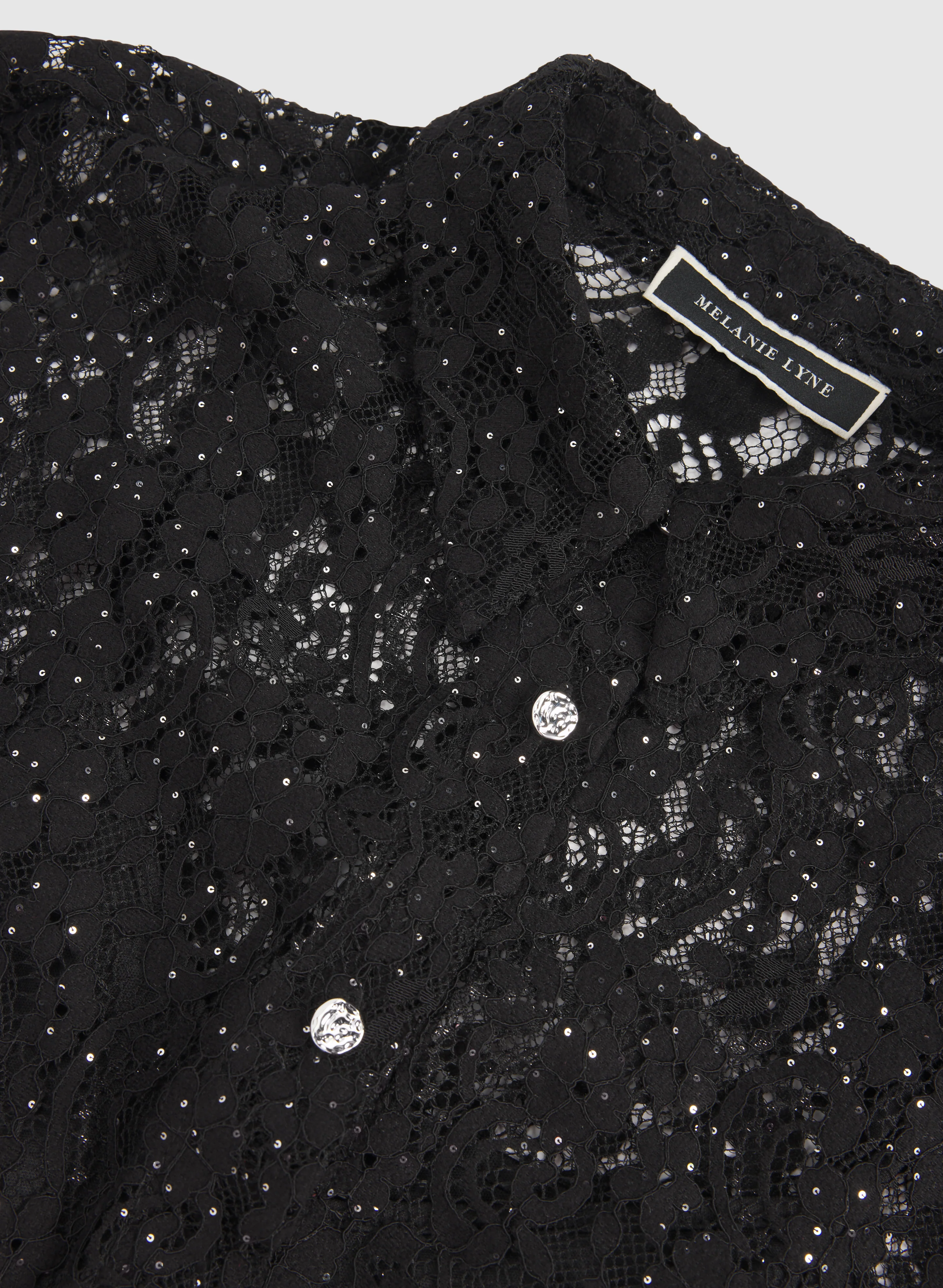 Sequined Lace Blouse - Image 7