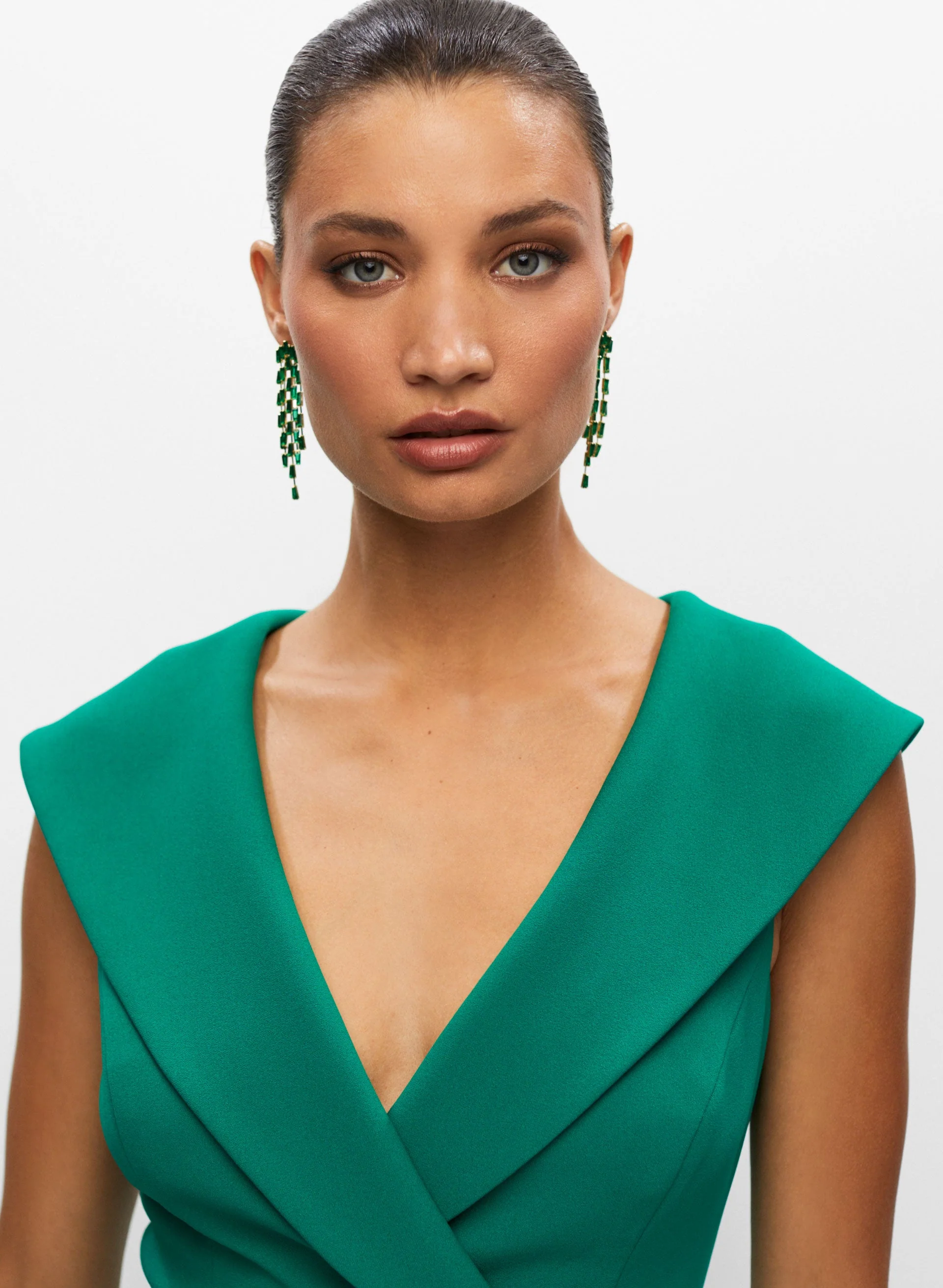 Shawl Collar Dress - Image 2