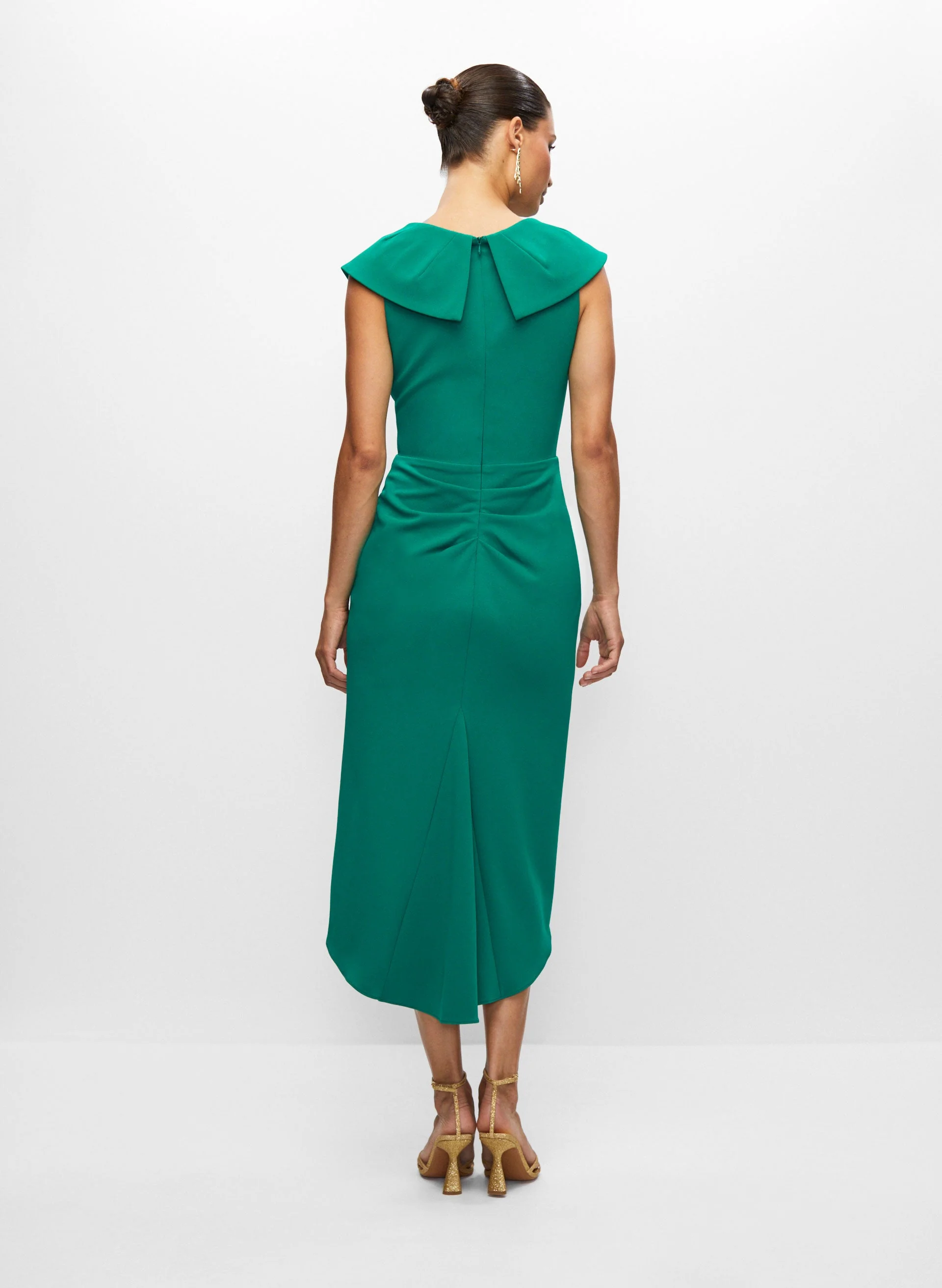 Shawl Collar Dress - Image 4