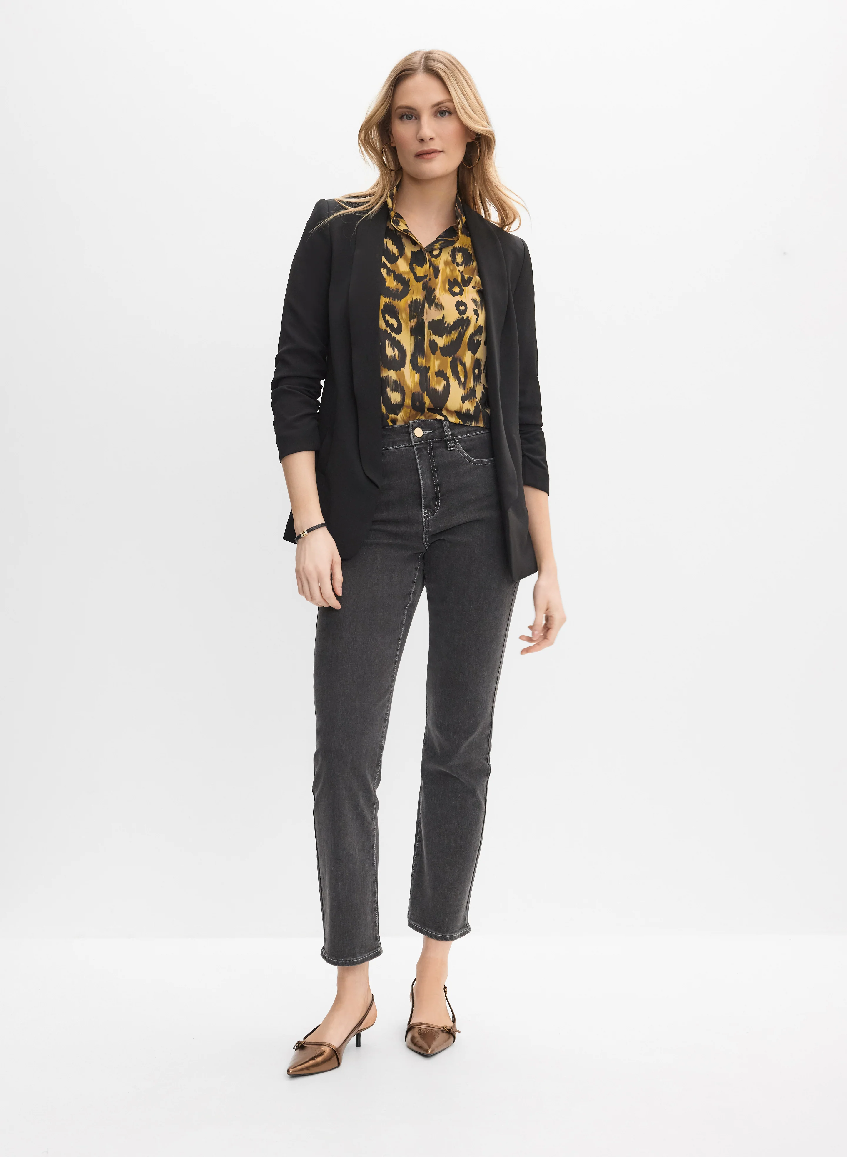 Shawl Collar Blazer - Image 3