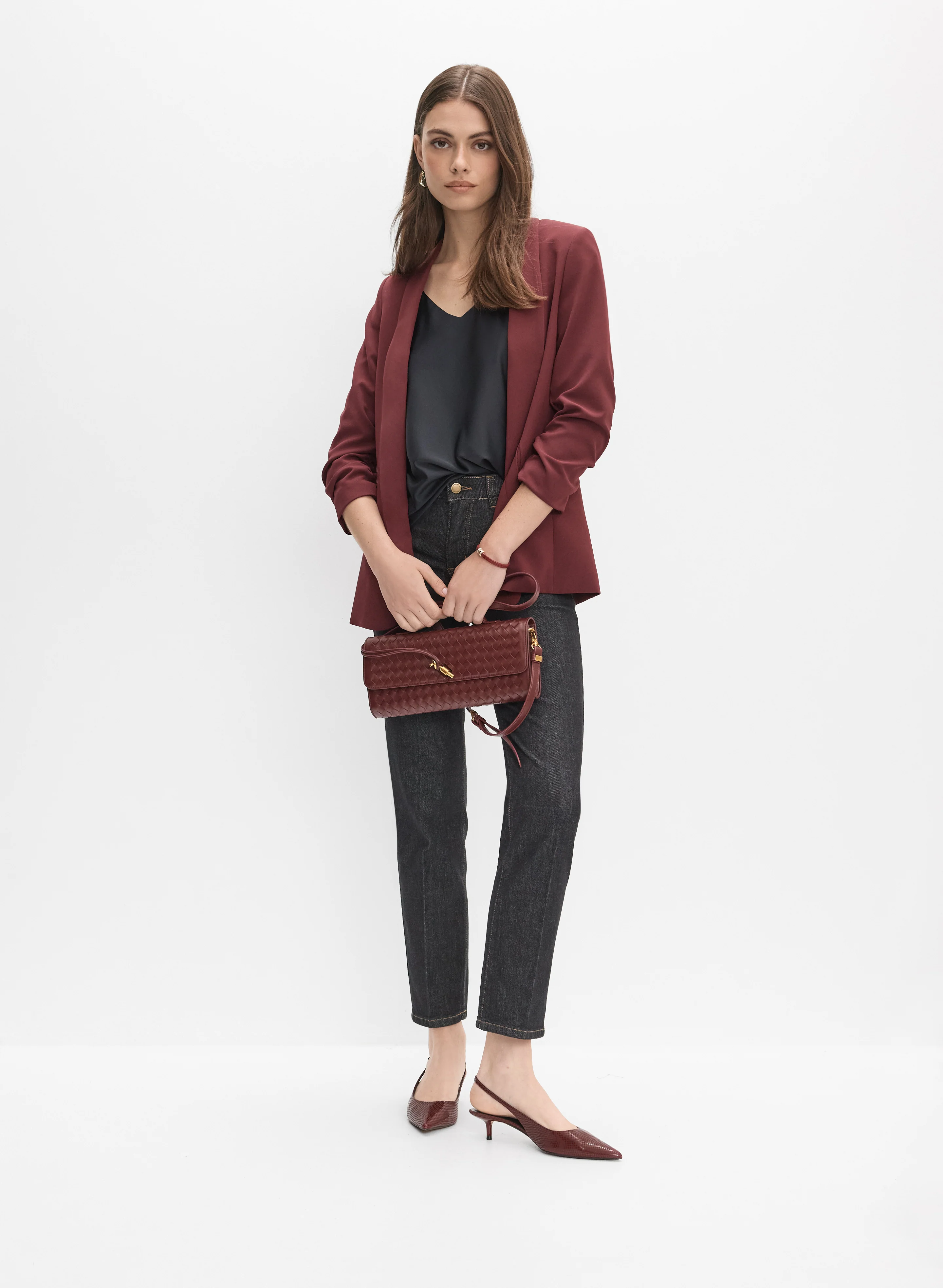Shawl Collar Blazer - Image 3