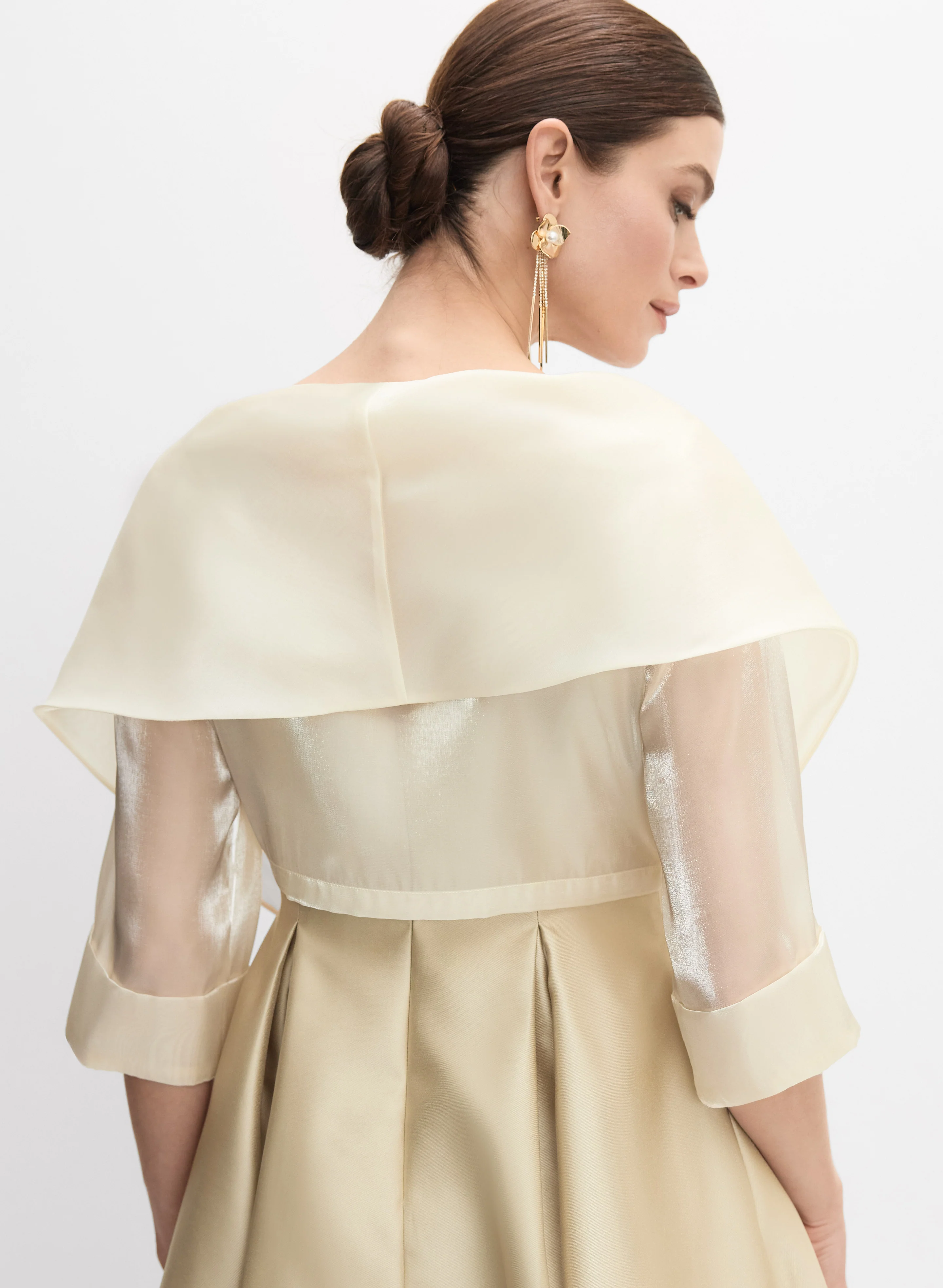 Shimmer Organza Bolero - Image 4