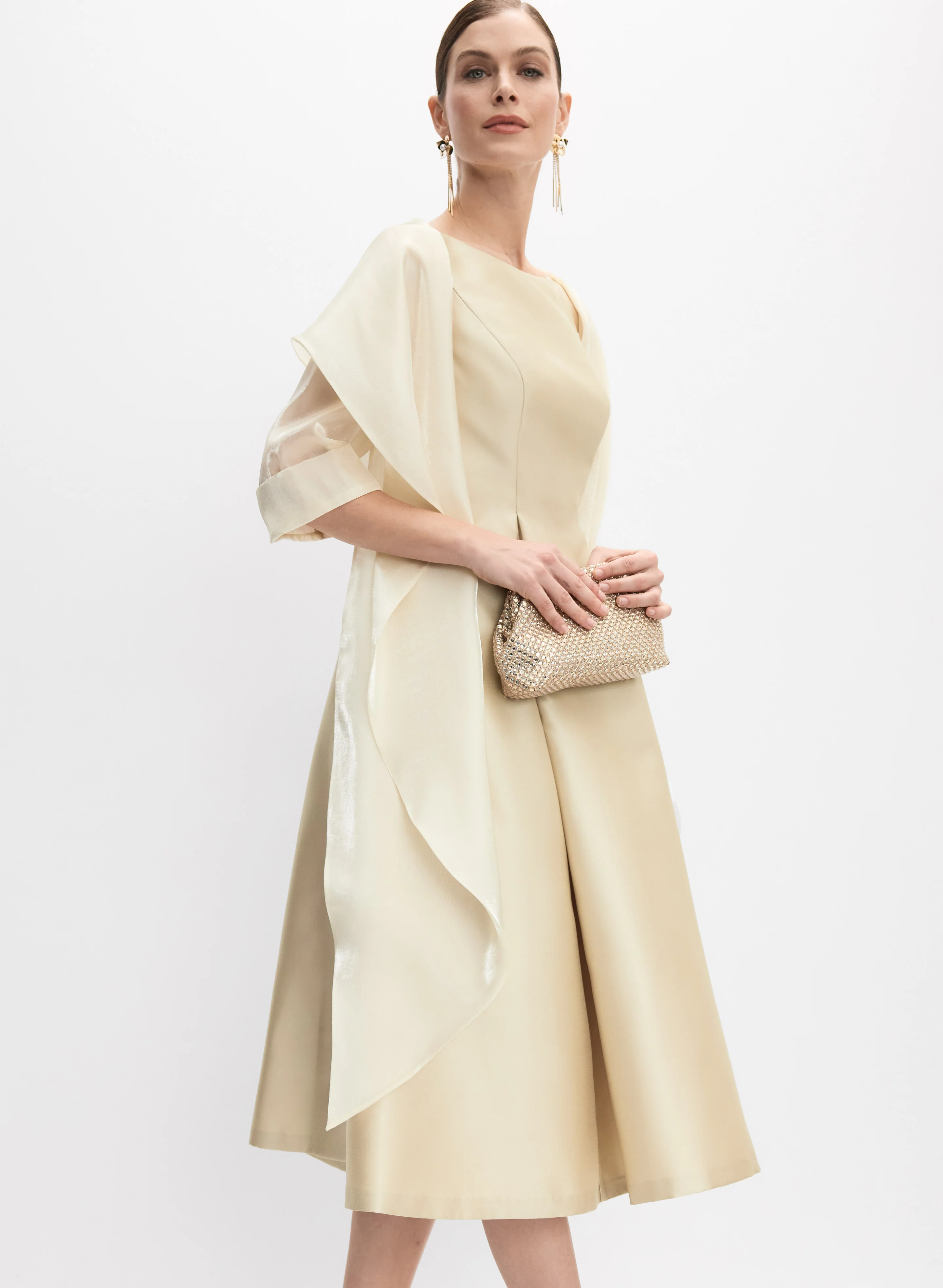 Shimmer Organza Bolero - Image 5