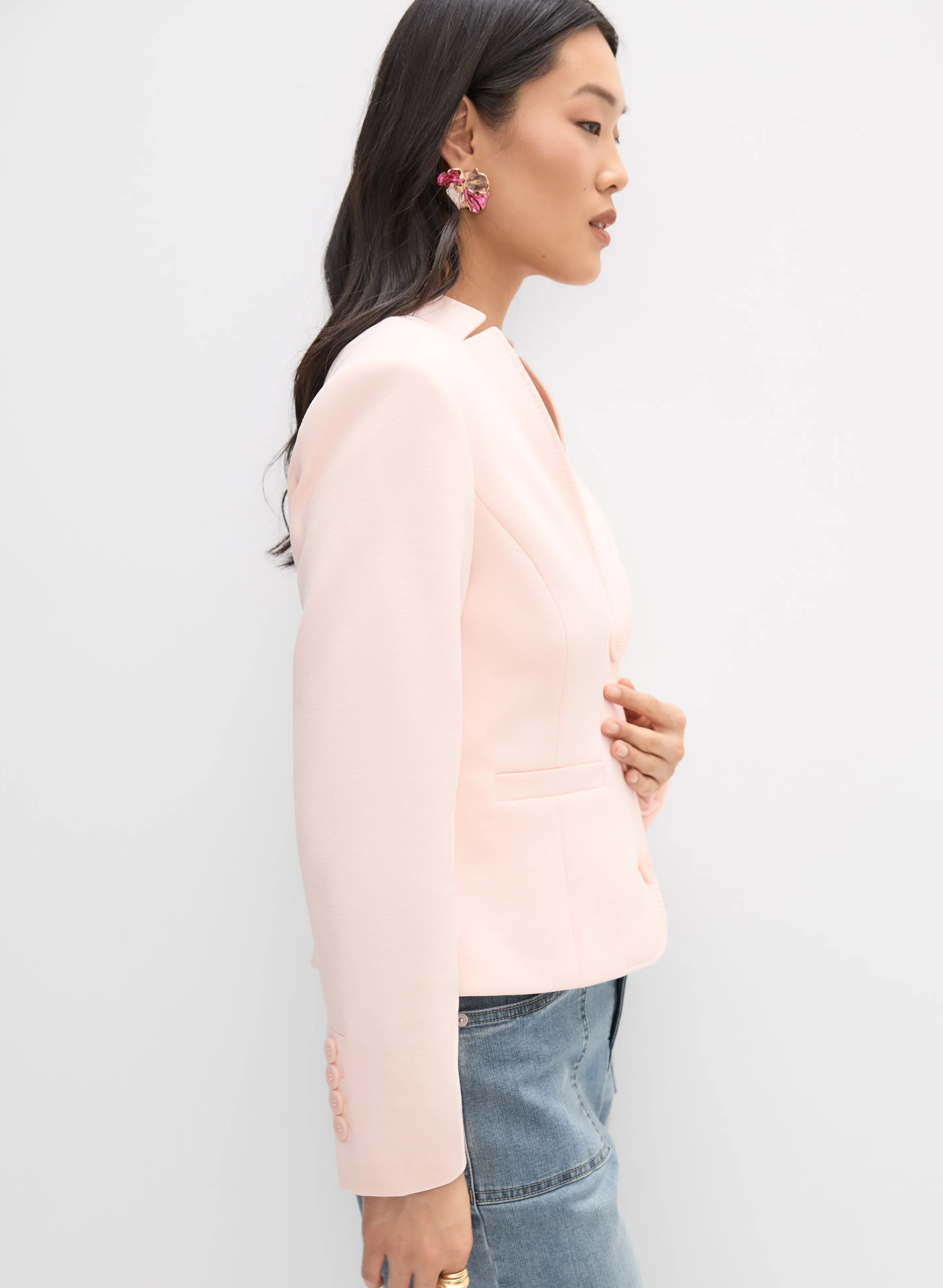 Short Button Jacket - Image 5